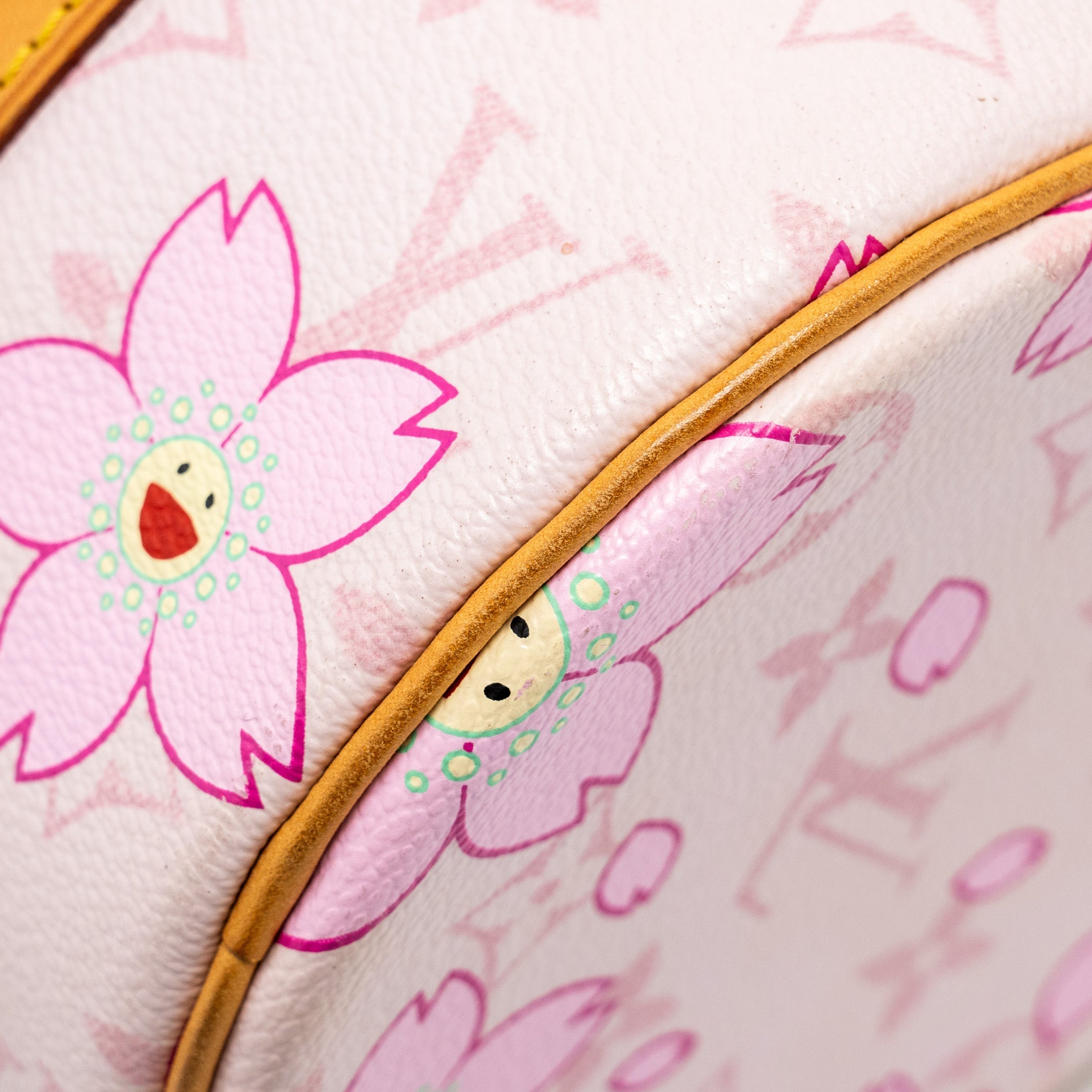 LOUIS VUITTON LIMITED EDITION CHERRY BLOSSOM PAPILLON BAG MONOGRAM CANVAS PINK GHW