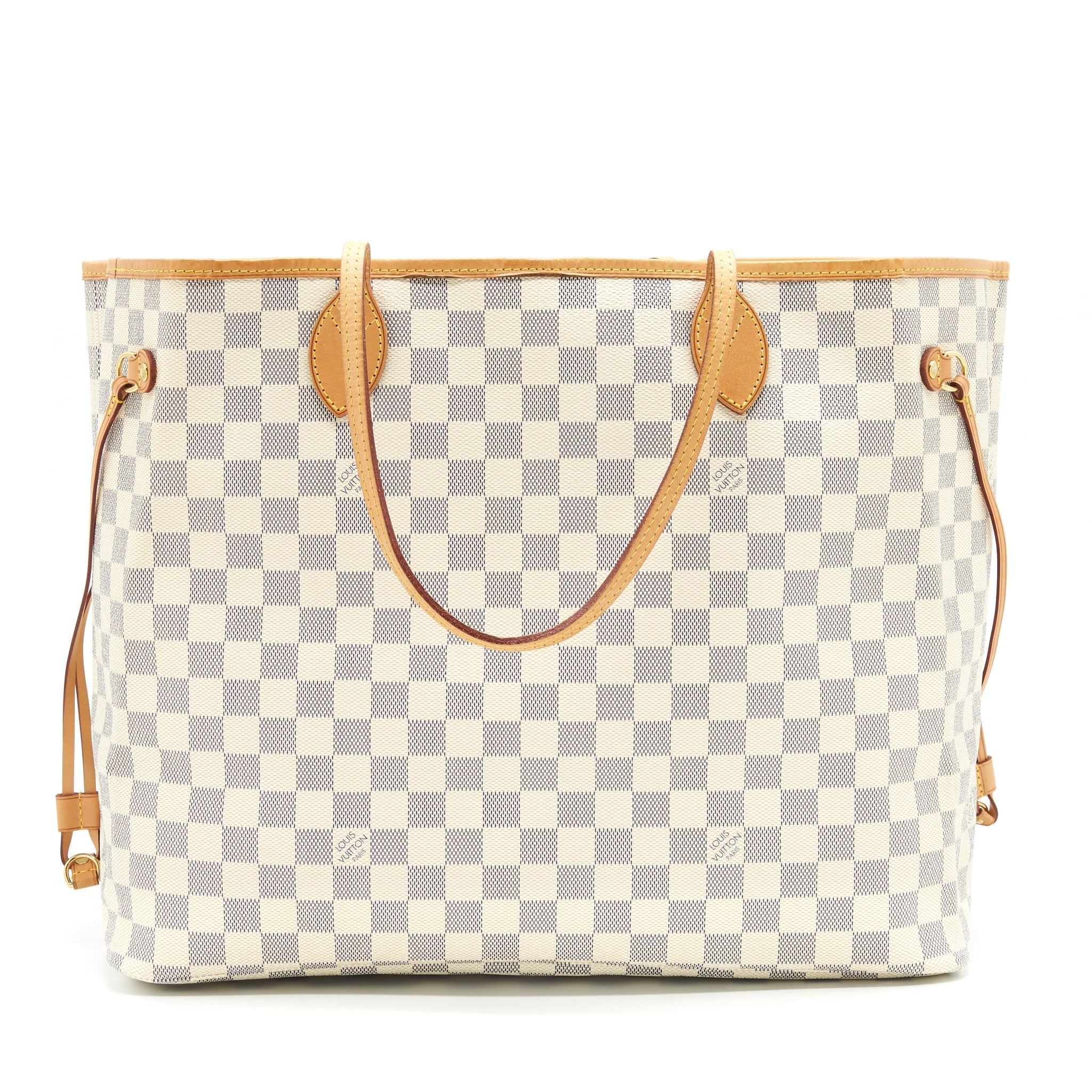 LOUIS VUITTON NEVERFULL GM DAMIER AZUR CANVAS