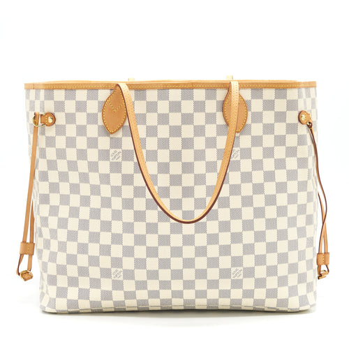LOUIS VUITTON NEVERFULL GM DAMIER AZUR CANVAS