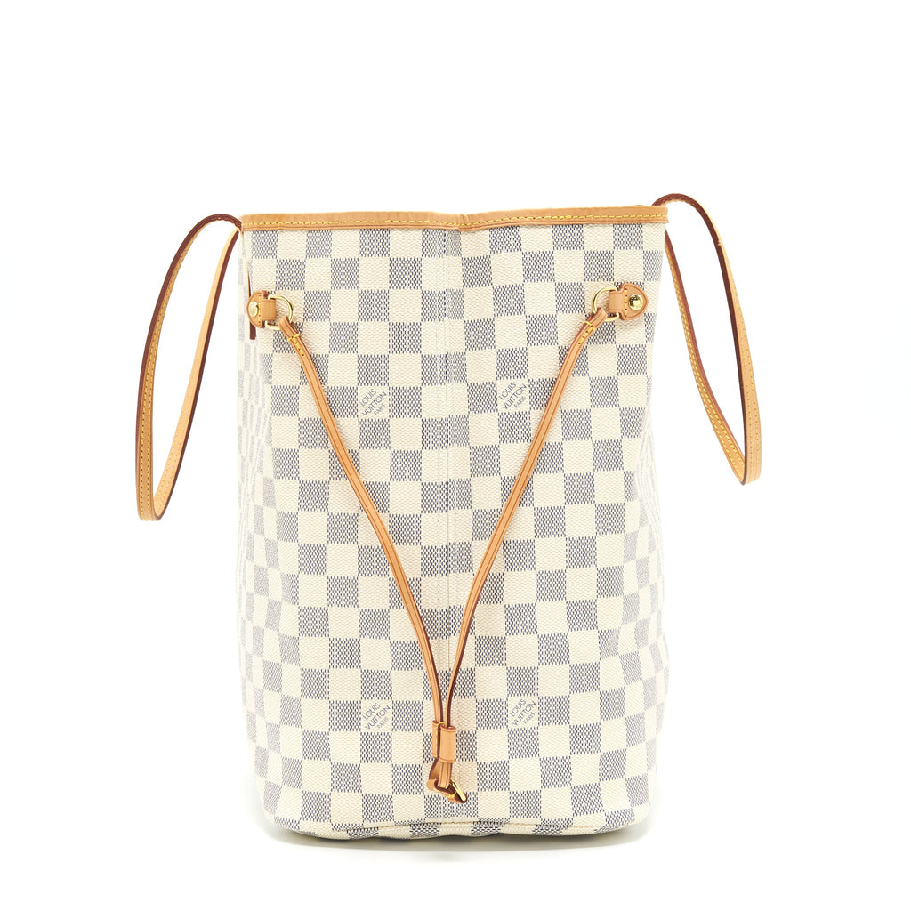 LOUIS VUITTON NEVERFULL GM DAMIER AZUR CANVAS