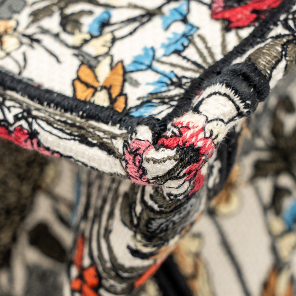 DIOR MEDIUM DIOR BOOK TOTE MILLE FLEURS EMBROIDERY MULTICOLOUR