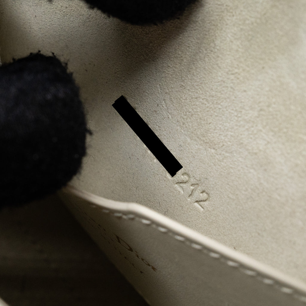 DIOR BOBBY EAST-WEST BAG BOX CALFSKIN WHITE GHW