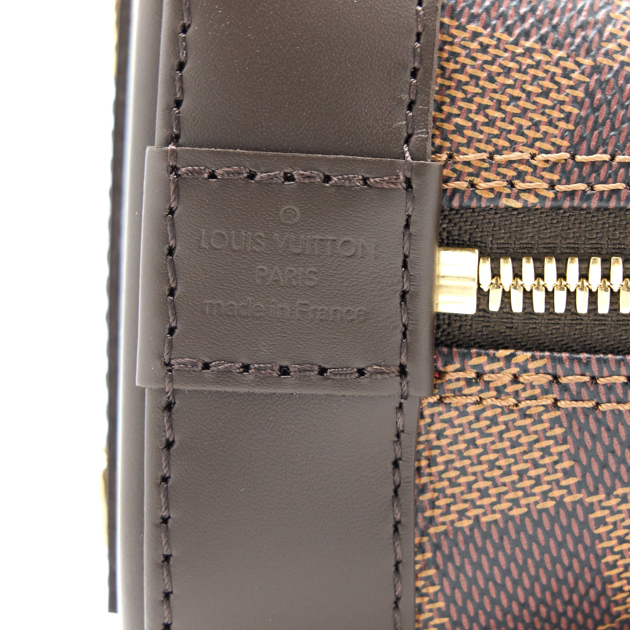 LOUIS VUITTON ALMA BB DAMIER EBENE GHW (NEW VERSION)