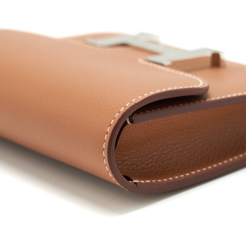 HERMES CONSTANCE SLIM EVERCOLOUR GOLD WITH SHW
