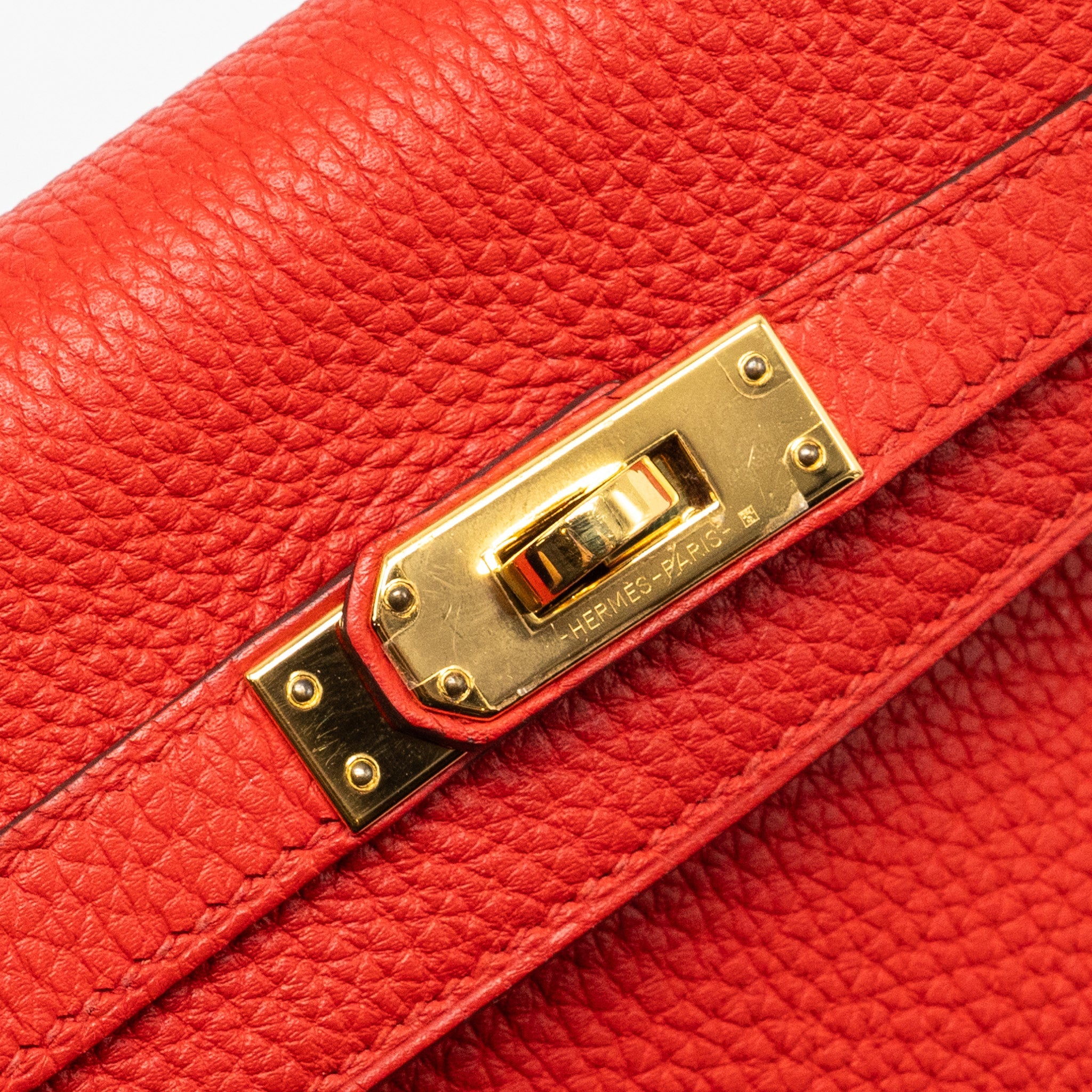 HERMES KELLY 25 TOGO S3 ROUGE DE COEUR GHW