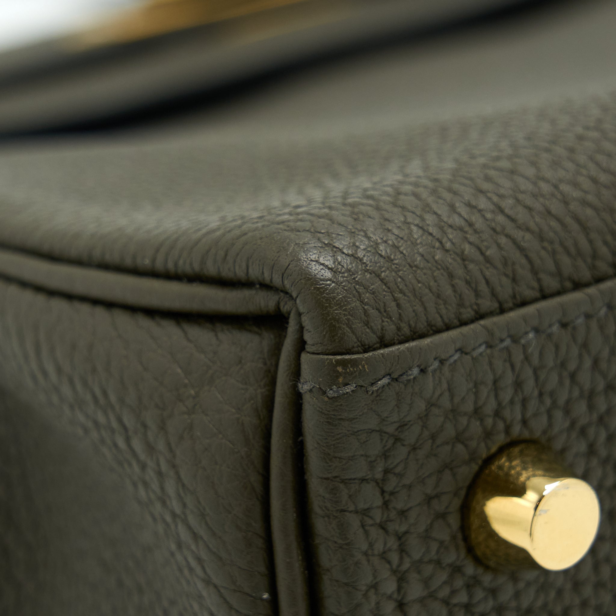 HERMES KELLY 25 TOGO C6 VERT DE GRIS GHW