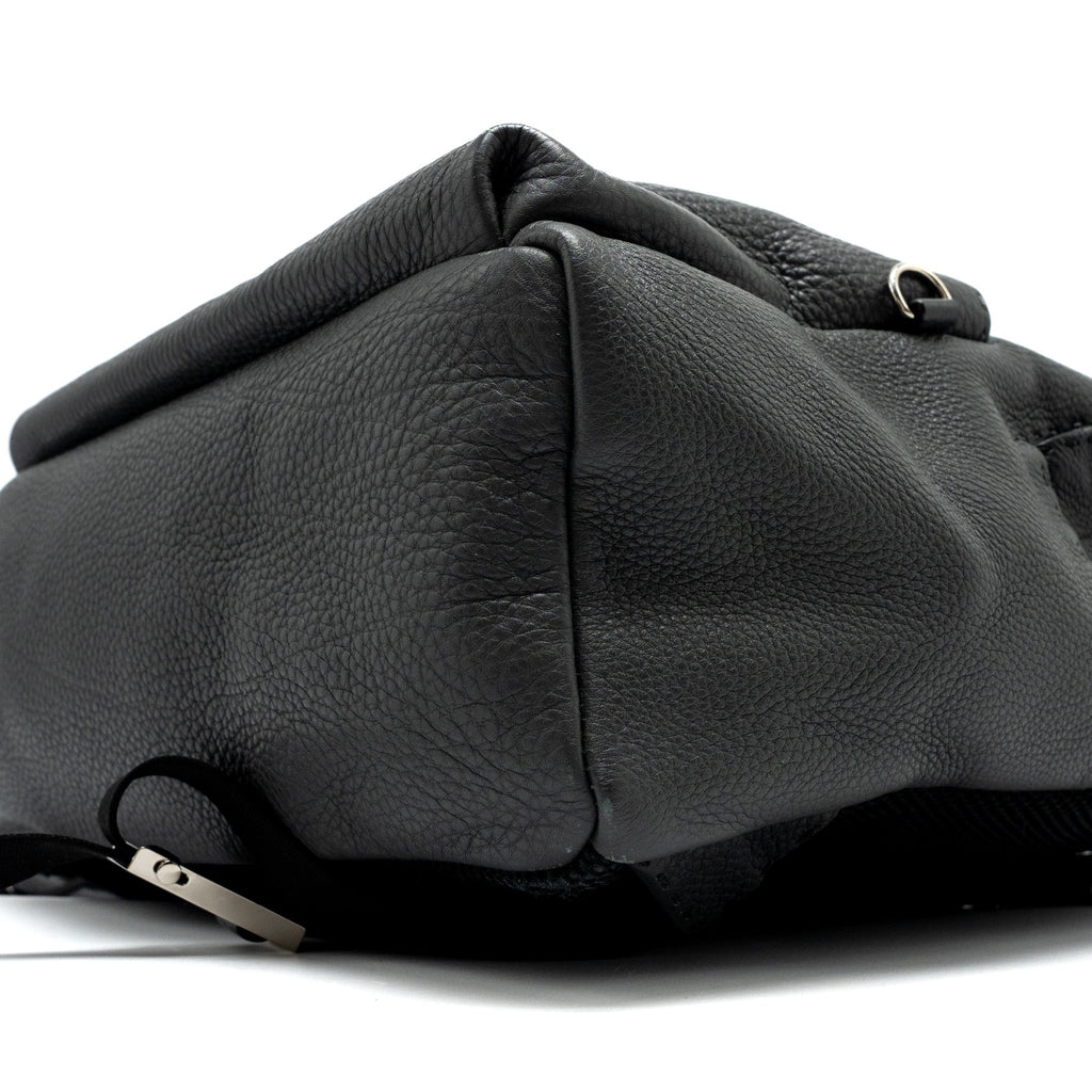 FENDI LARGE BACKPACK CALFSKIN/FUR/CROCODILE BLACK/MULTICOLOUR SHW