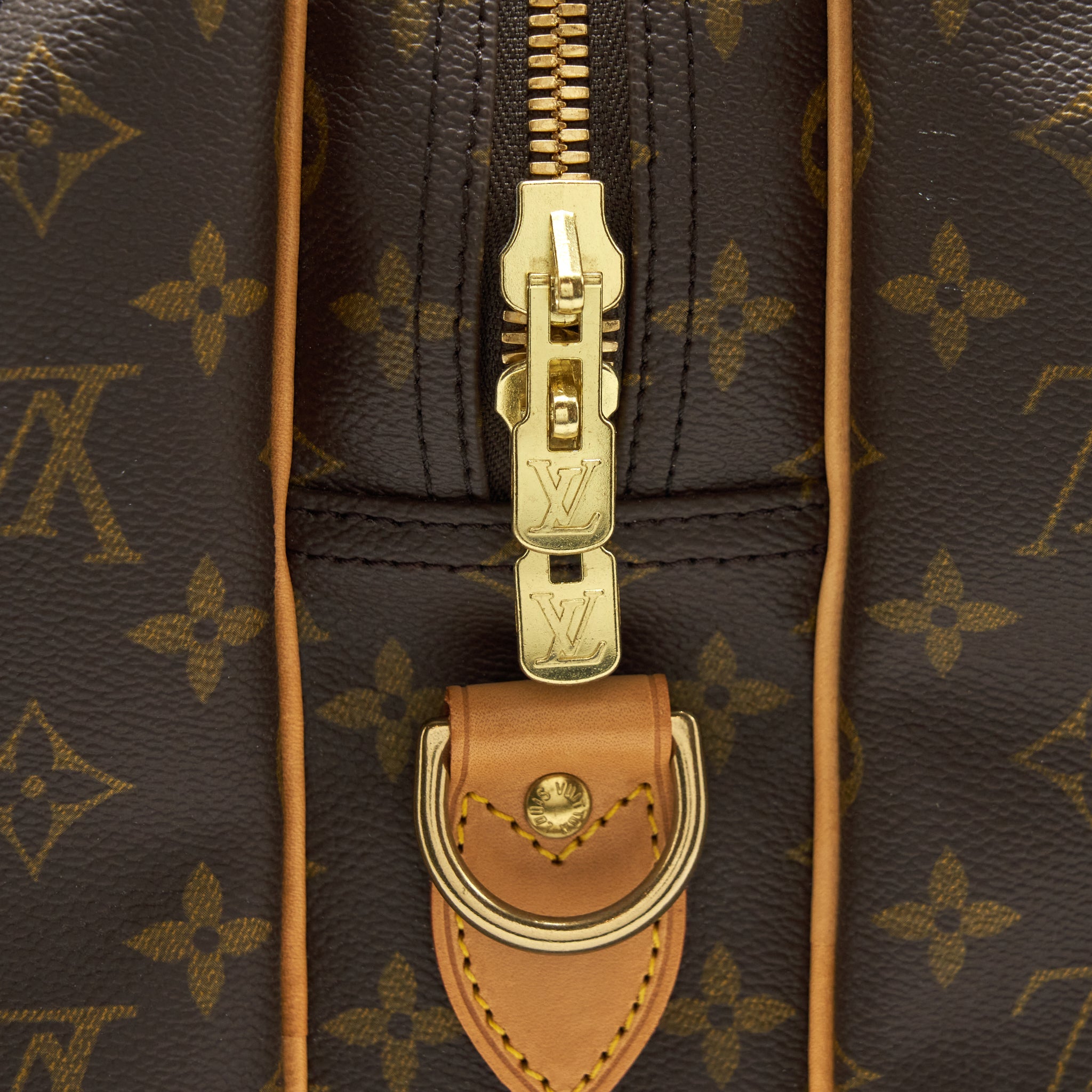 LOUIS VUITTON VINTAGE LUGGAGE BAG WITH STRAP MONOGRAM CANVAS YEAR 1997