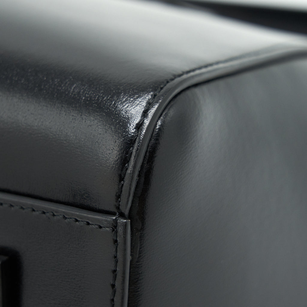 GIVENCHY SMALL ANTIGONA TOTE BAG BOX CALFSKIN BLACK SHW