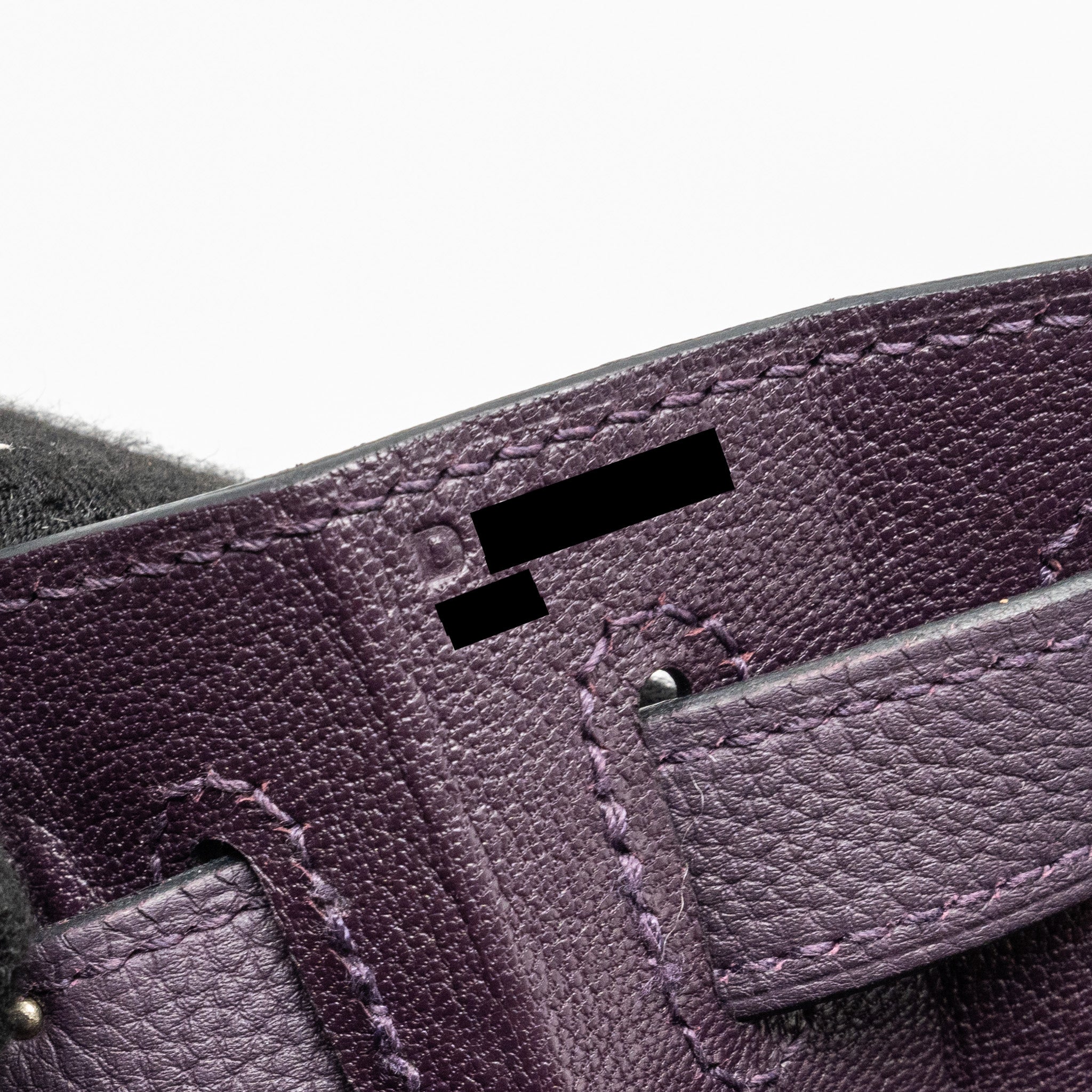 HERMES KELLY 28 ALLIGATOR/TOGO 59 RAISIN SHW