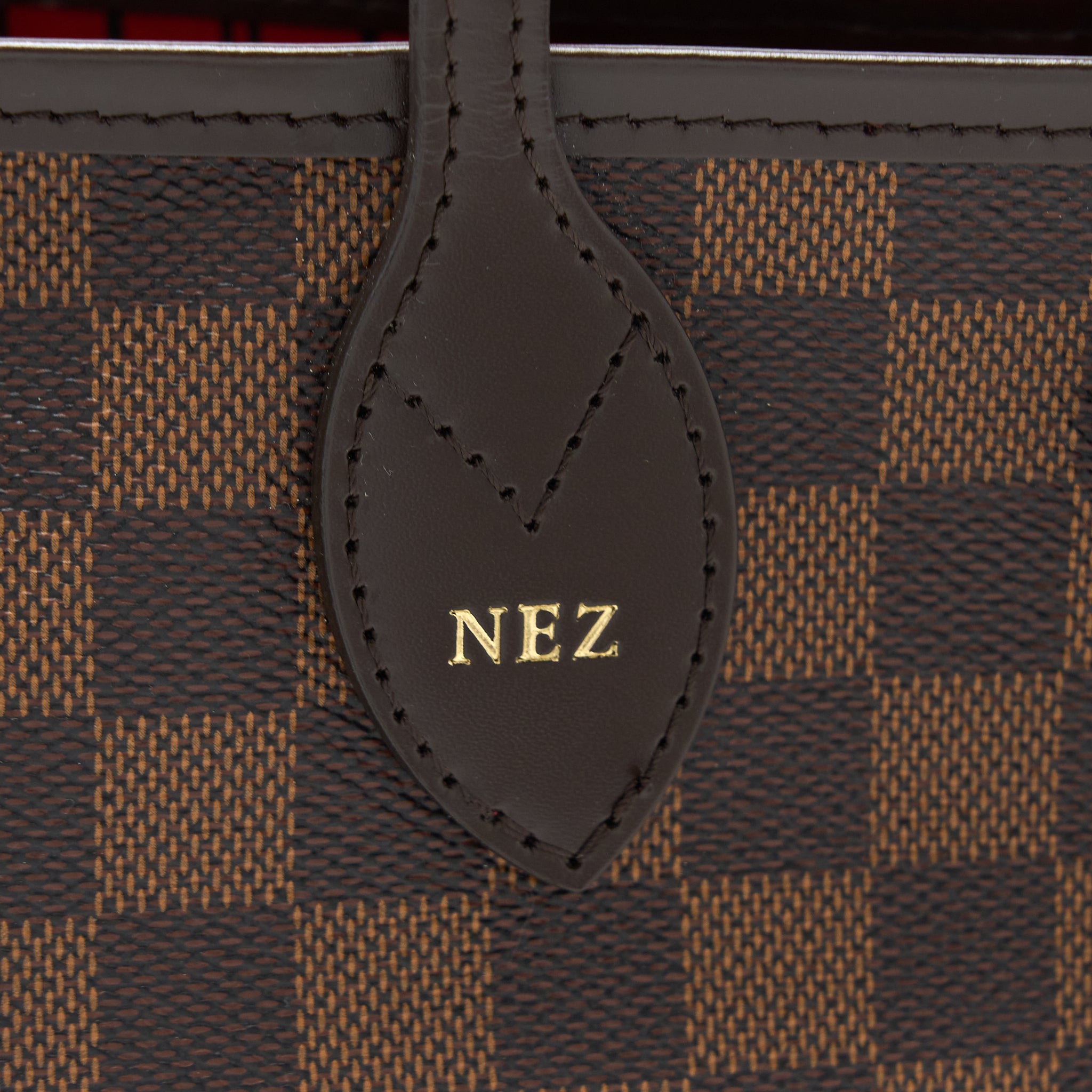 LOUIS VUITTON NEVERFULL PM DAMIER EBENE CANVAS GHW