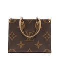 LOUIS VUITTON ON THE GO MM MONOGRAM COATED MONOGRAM REVERSE CANVAS GHW