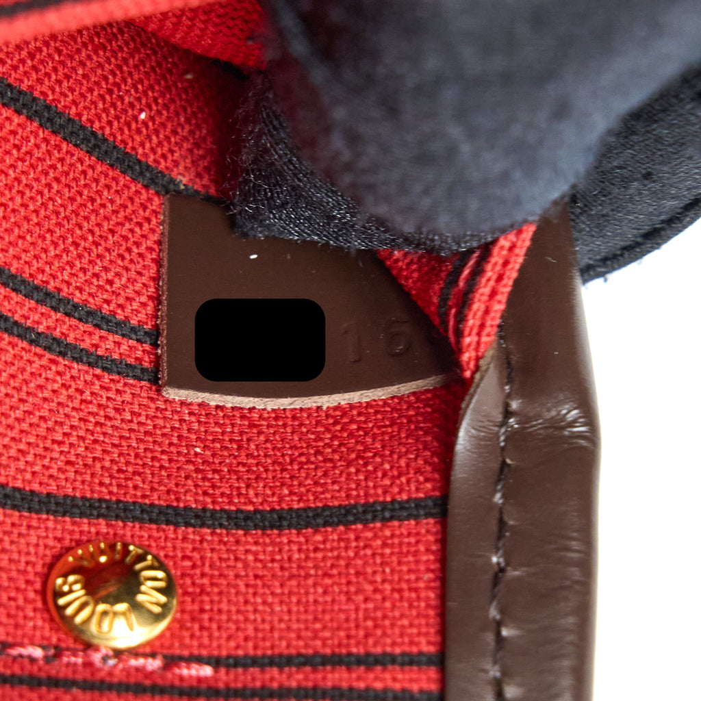 LOUIS VUITTON NEVERFULL PM DAMIER EBENE CANVAS GHW