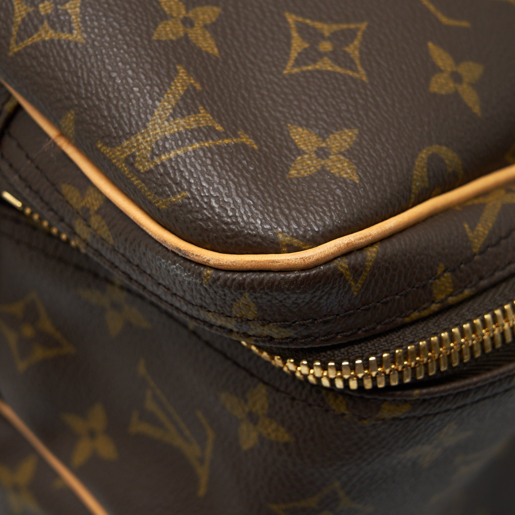 LOUIS VUITTON VINTAGE LUGGAGE BAG WITH STRAP MONOGRAM CANVAS YEAR 1997