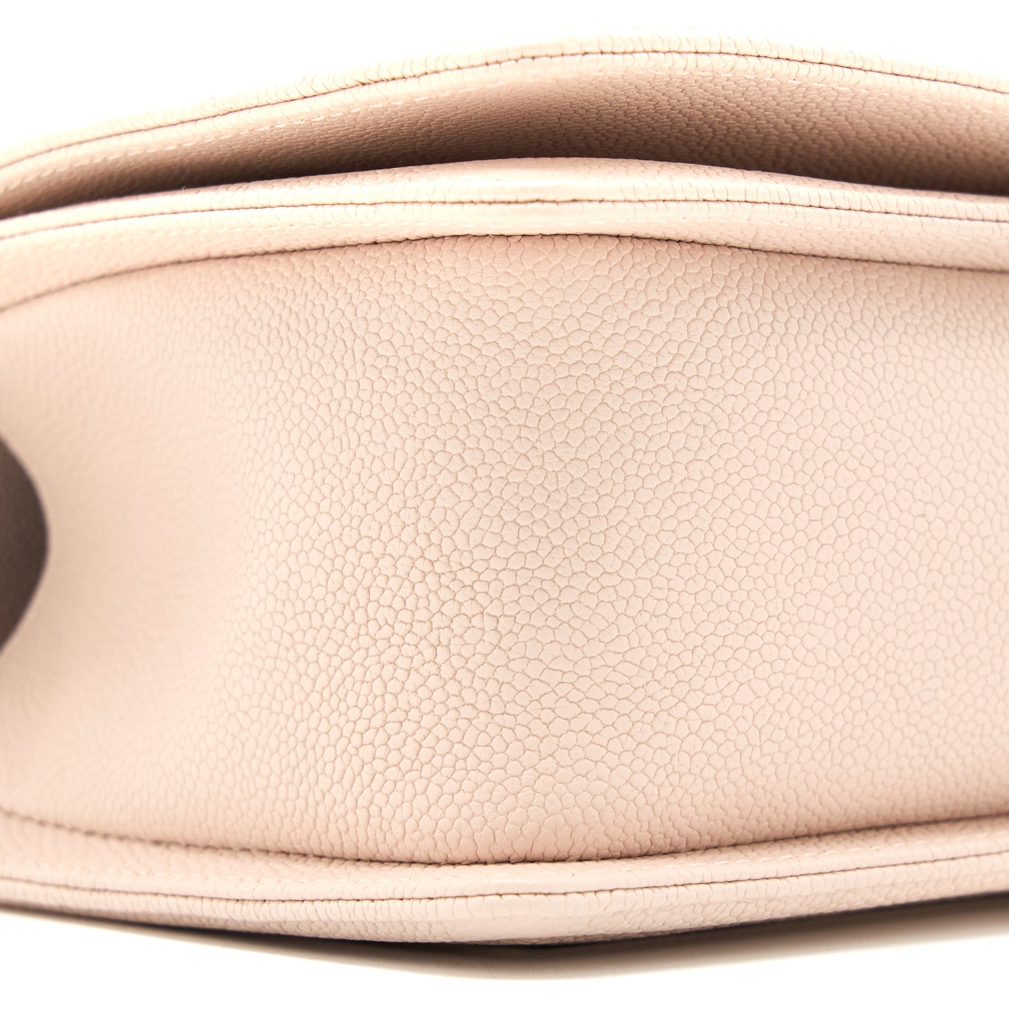 CHANEL MEDIUM BOY BAG CHEVRON CAVIAR LIGHT PINK LGHW