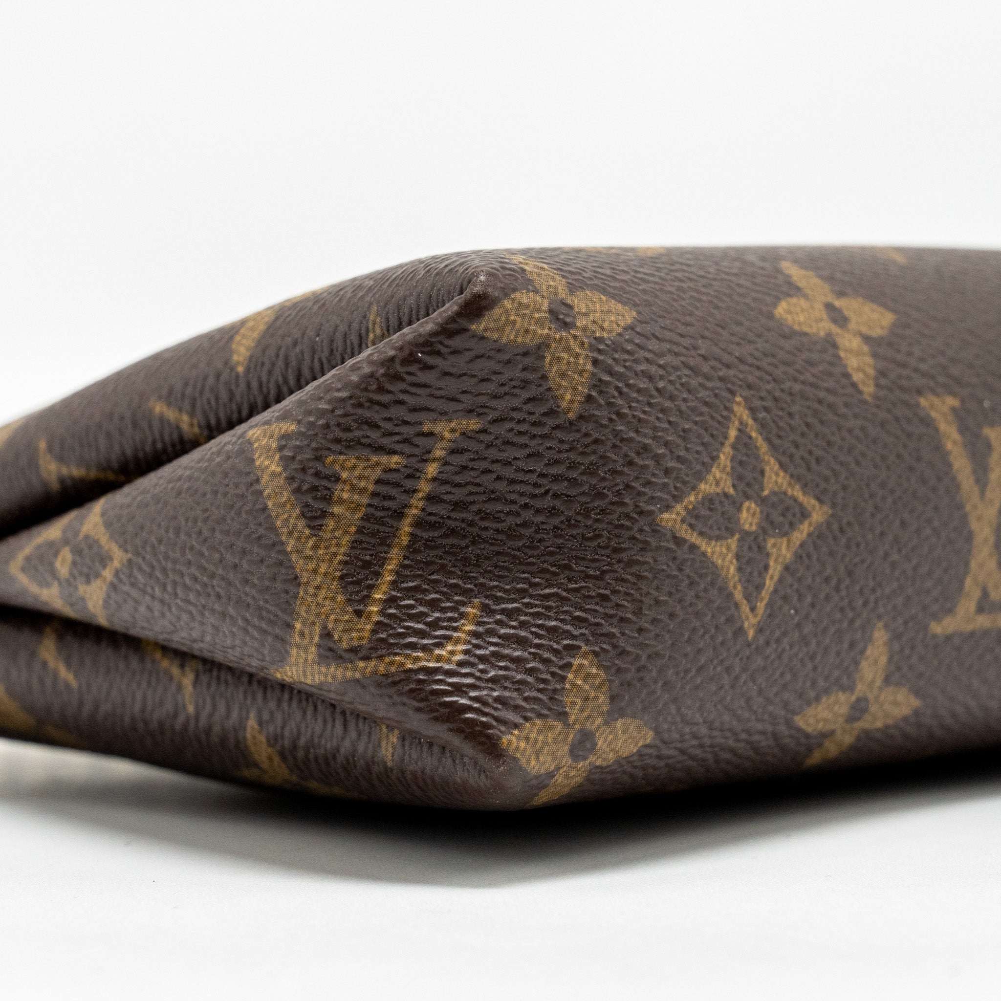 LOUIS VUITTON PALLAS CLUTCH MONOGRAM 2 WAY SHOULDER BAG MONOGRAM CANVAS/LEATHER BLACK GHW