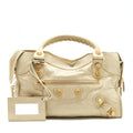 BALENCIAGA GIANT CITY BAG BEIGE GHW