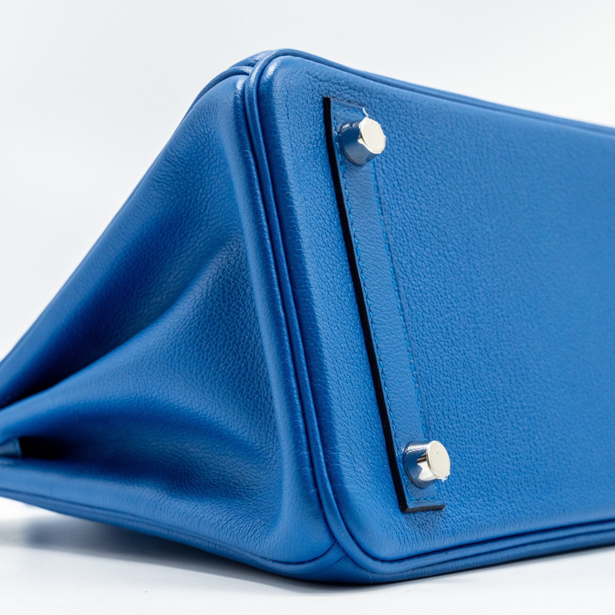 HERMES BIRKIN 25 TAURILLON NOVELLO I7 BLUE ZELLIGE SHW