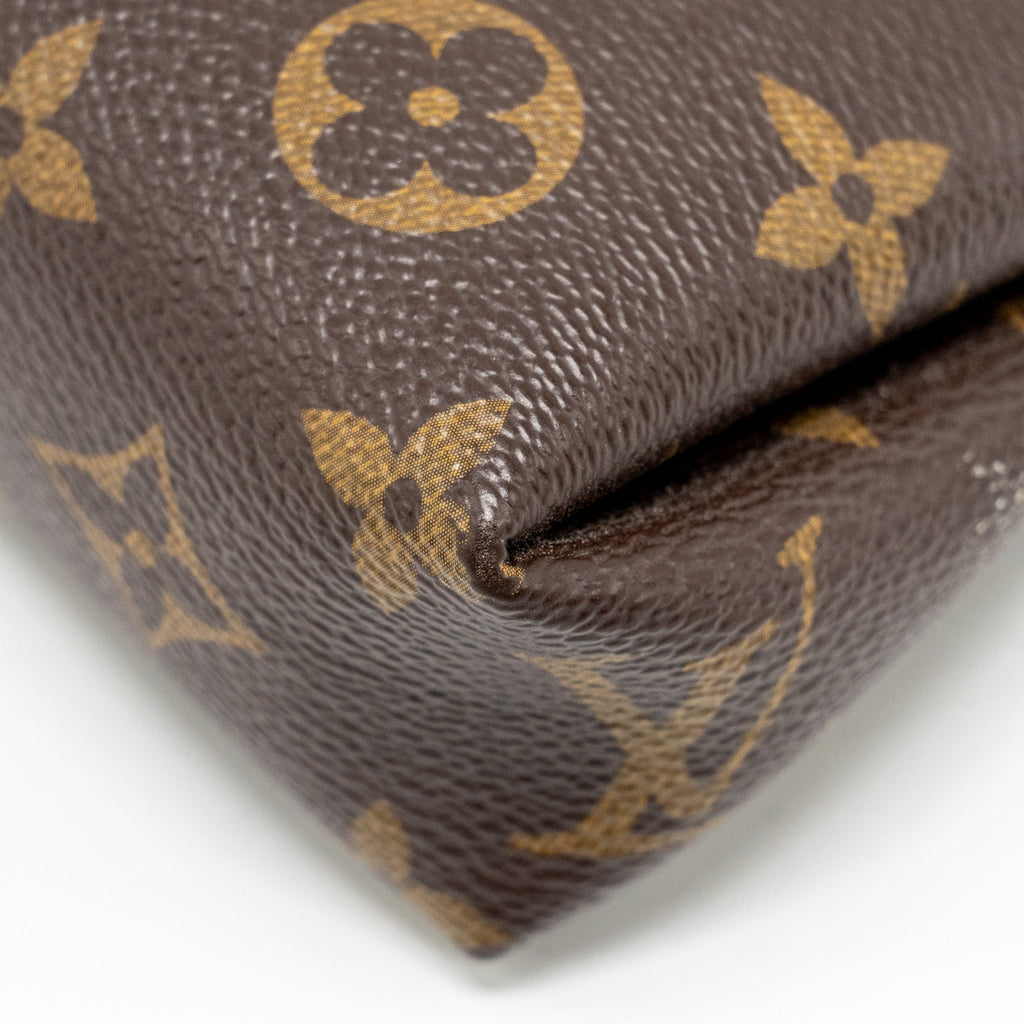 LOUIS VUITTON PALLAS CLUTCH MONOGRAM 2 WAY SHOULDER BAG MONOGRAM CANVAS/LEATHER BLACK GHW