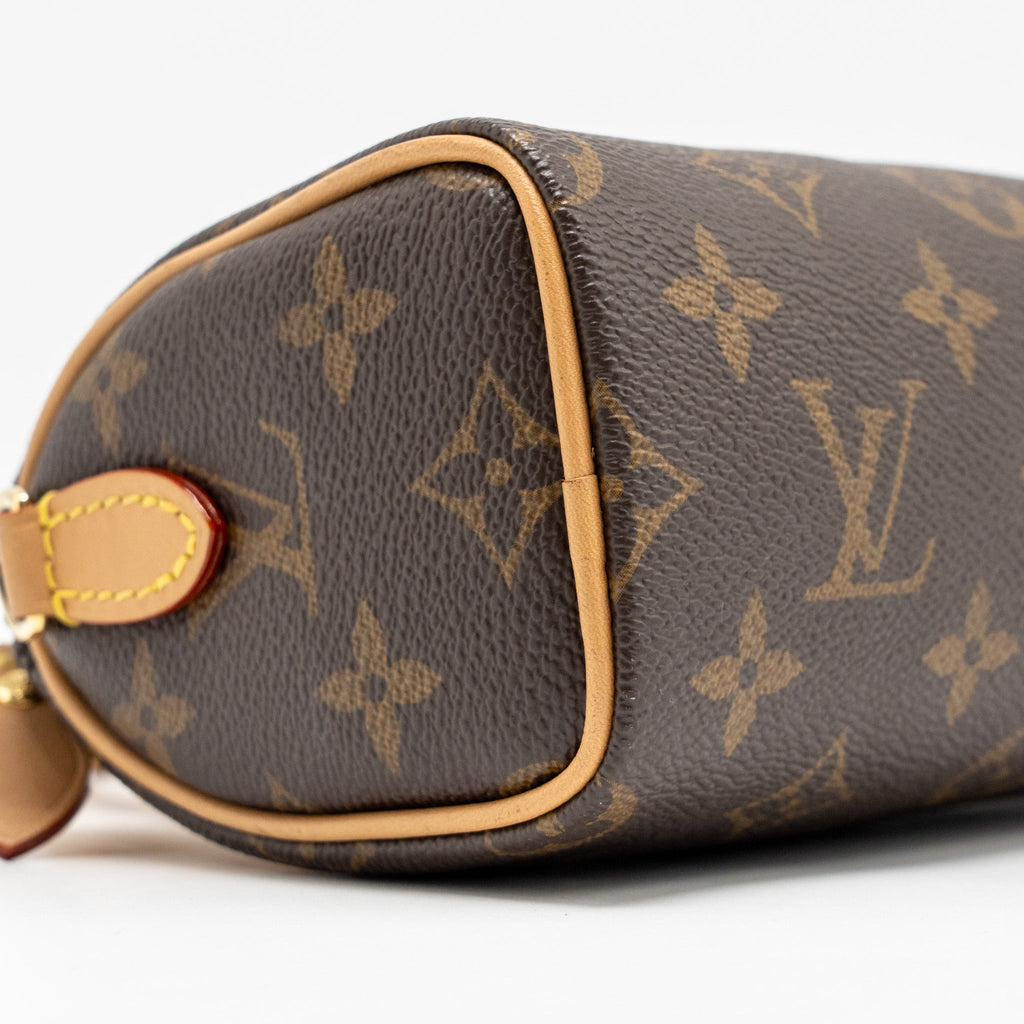 LOUIS VUITTON NANO SPEEDY MONOGRAM CANVAS GHW