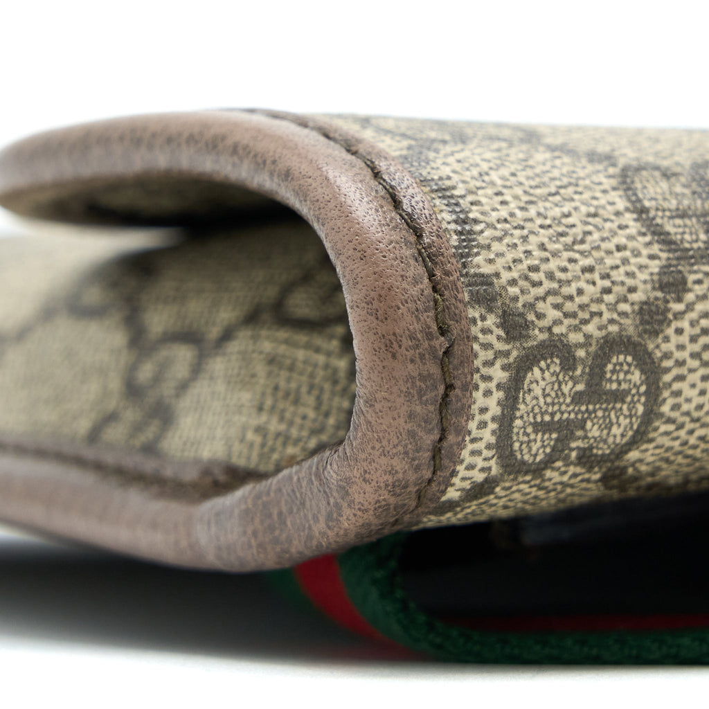 GUCCI NEO VINTAGE GG SUPREME BELT BAG CANVAS GHW