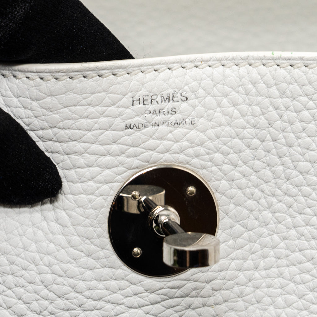 HERMES LINDY 26 CLEMENCE BLANC SHW