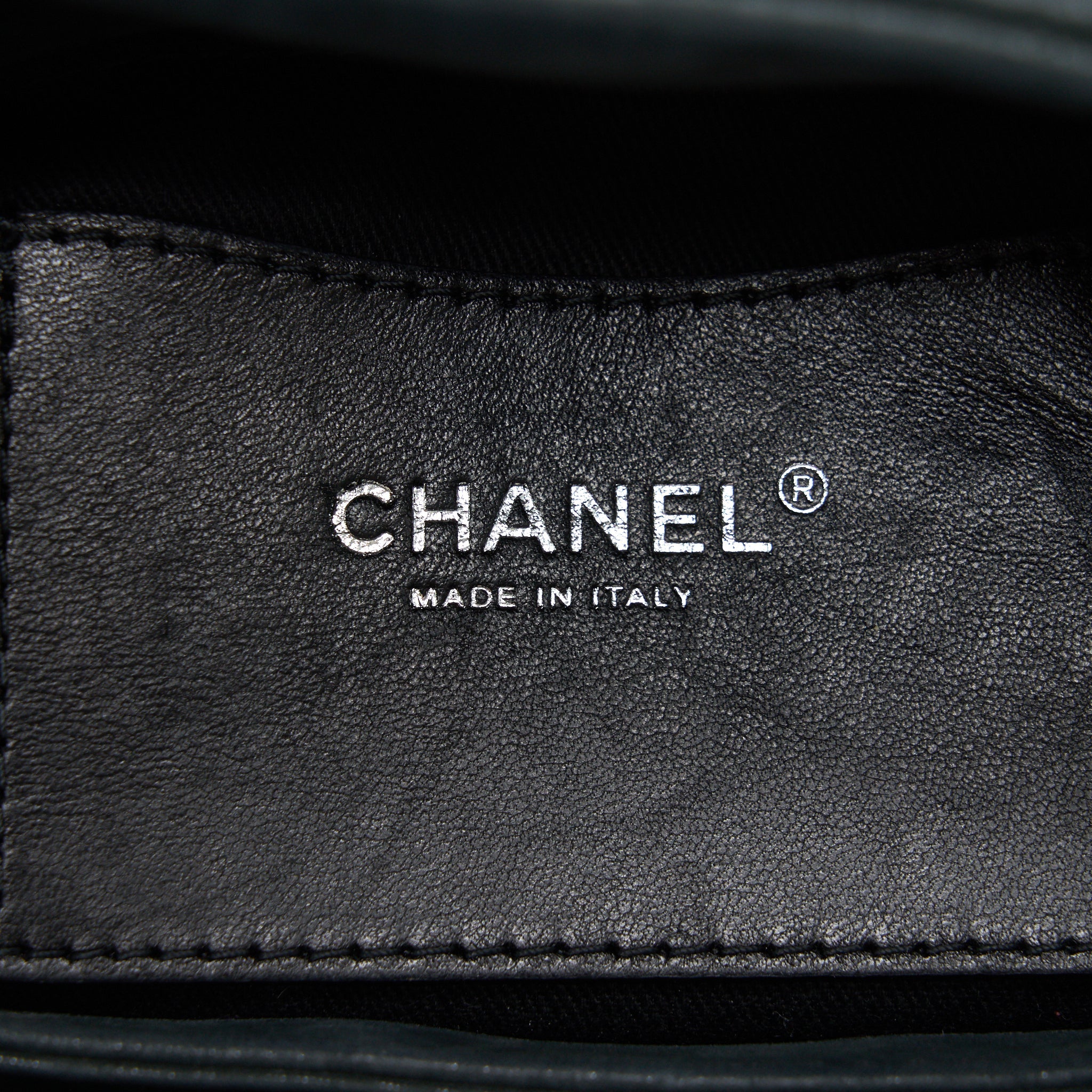 CHANEL JUST MADEMOISELLE BOWLING BAG QUILTED LEATHER IN BLACK BHW