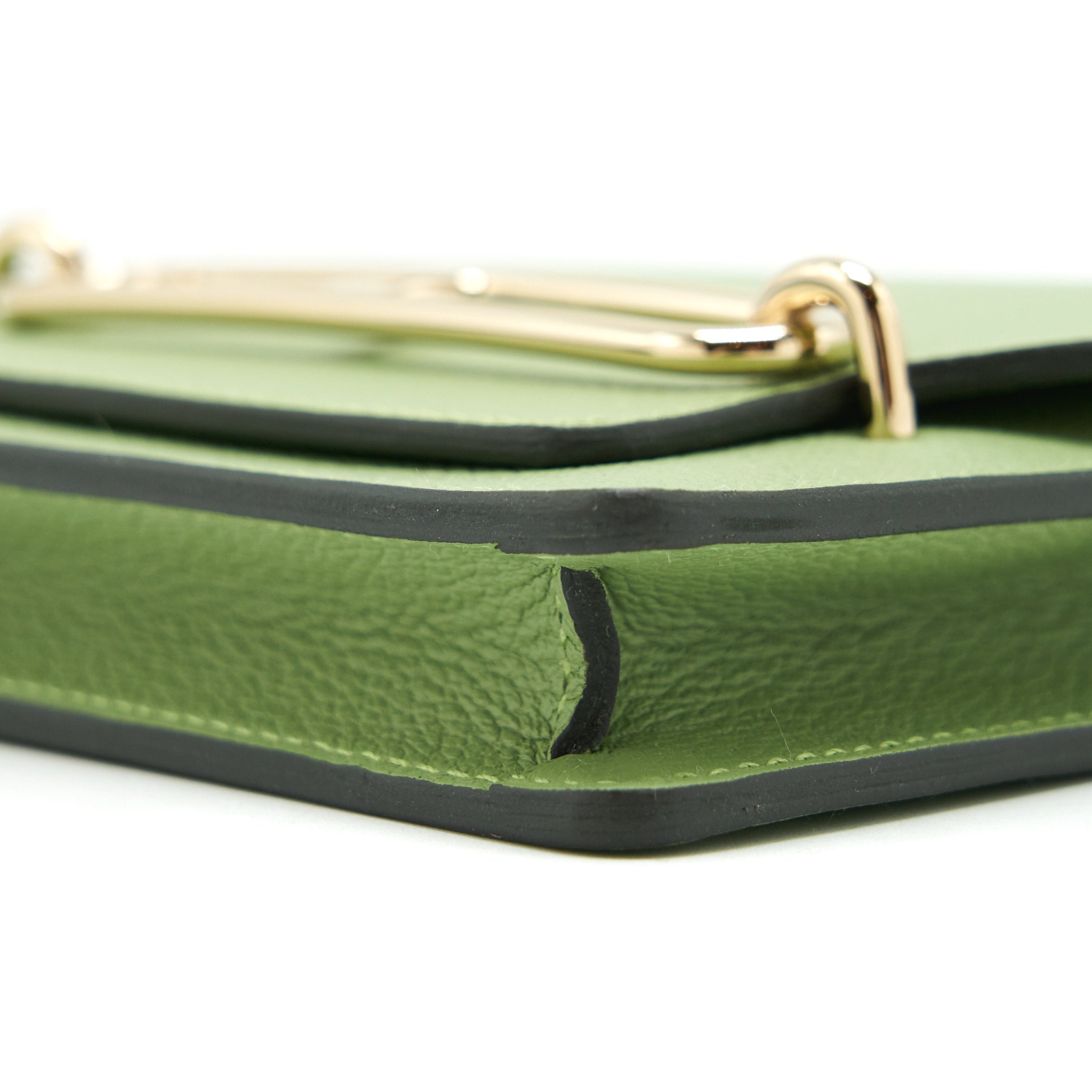 HERMES ROULIS SLIM EVERCOLOR VERT CRIQUET GHW