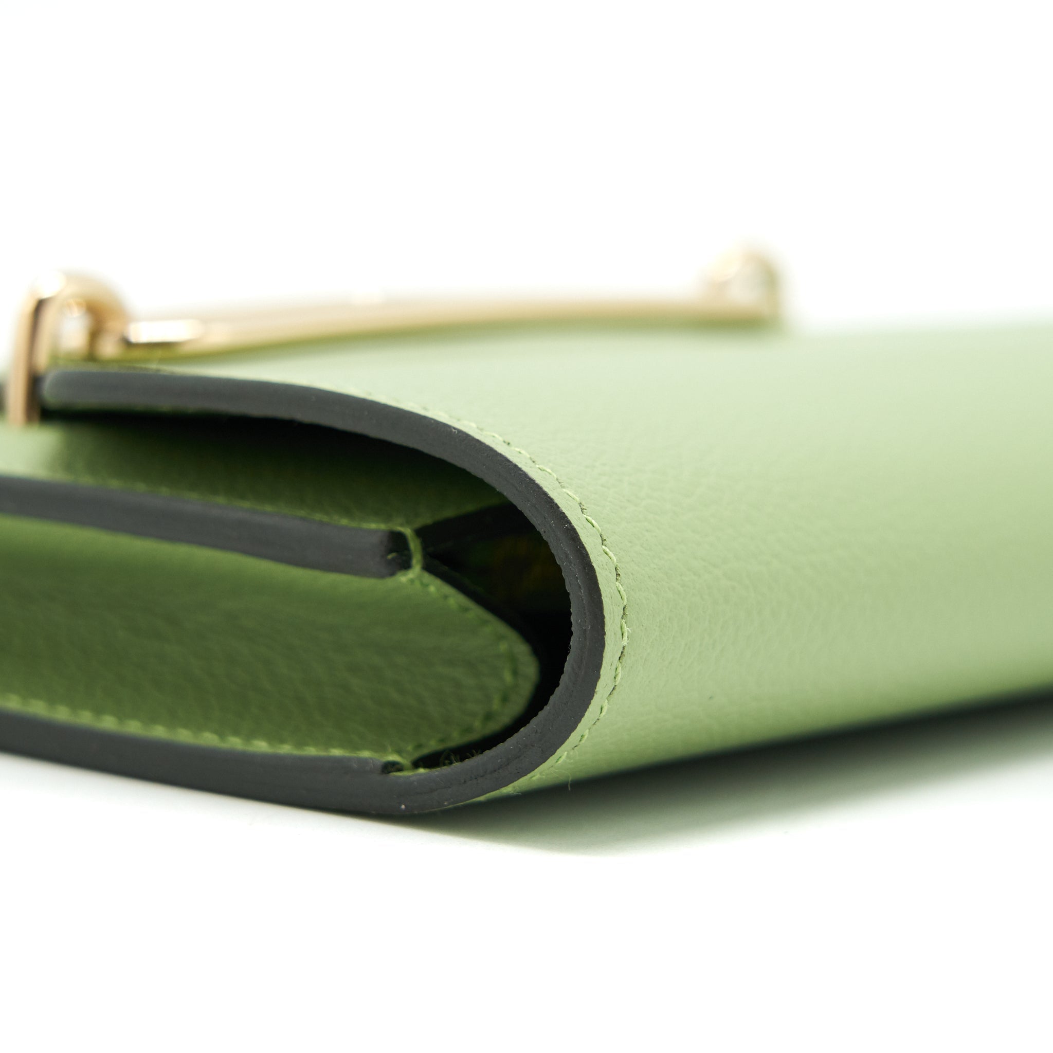 HERMES ROULIS SLIM EVERCOLOR VERT CRIQUET GHW
