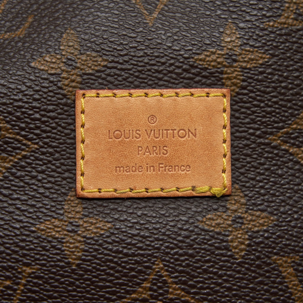LOUIS VUITTON VINTAGE DOUBLE SIDE CROSSBODY BAG MONOGRAM CANVAS GHW