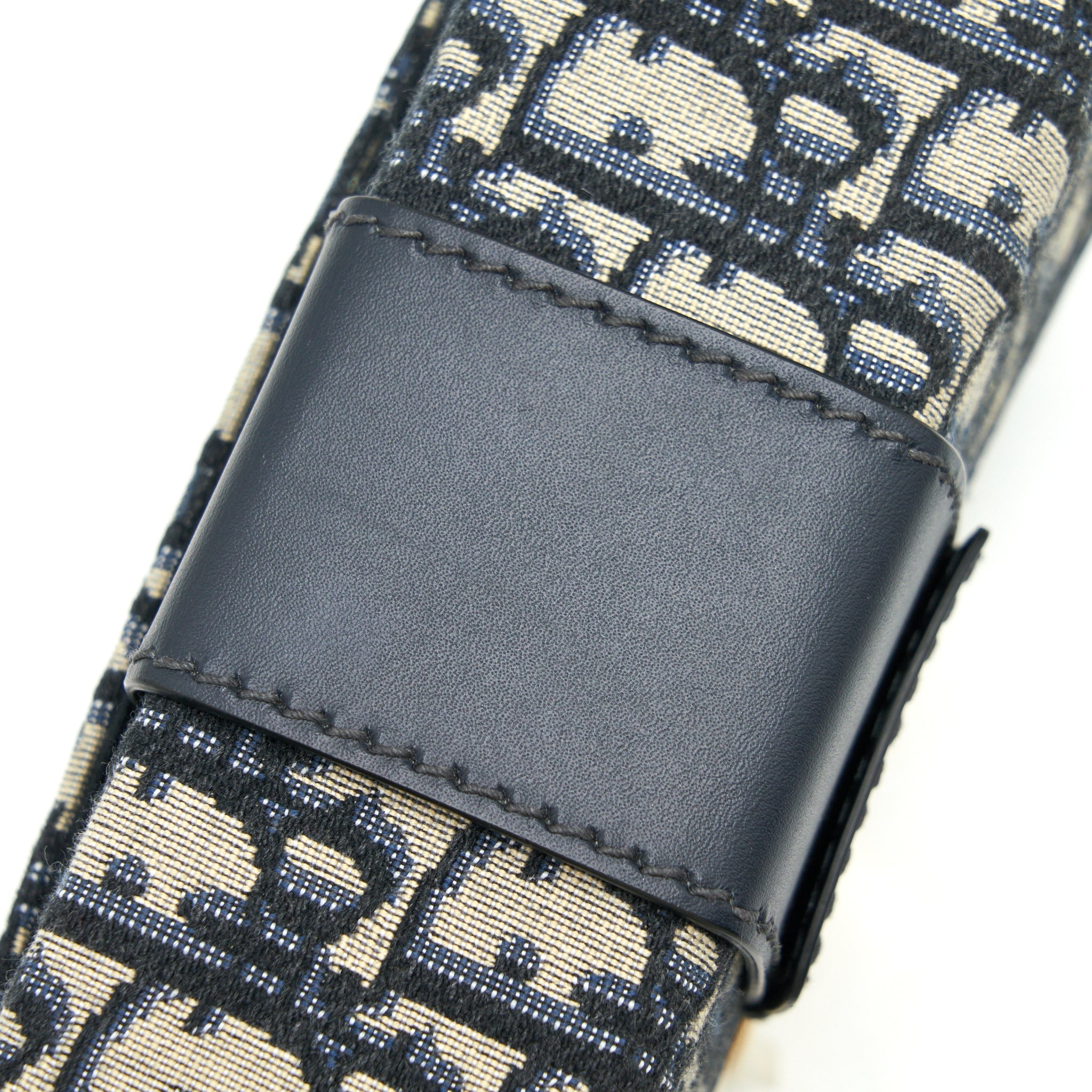 DIOR 30 MONTAIGNE BOX BAG BLUE OBLIQUE JACQUARD GHW