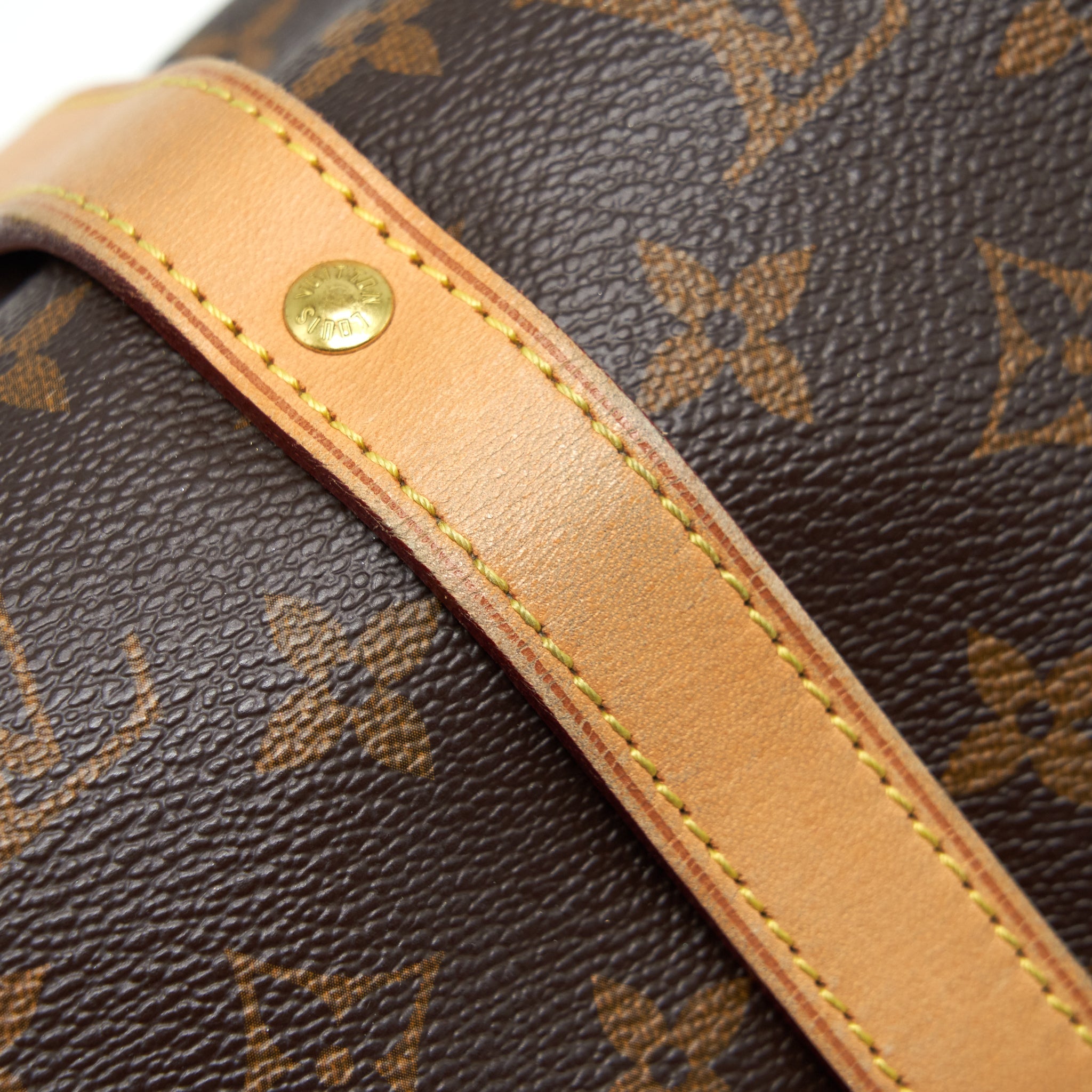 LOUIS VUITTON VINTAGE DOUBLE SIDE CROSSBODY BAG MONOGRAM CANVAS GHW