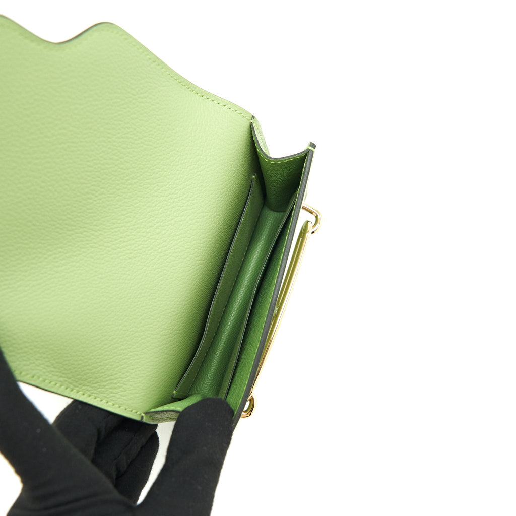 HERMES ROULIS SLIM EVERCOLOR VERT CRIQUET GHW