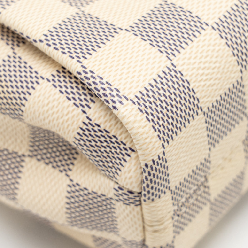 LOUIS VUITTON CROISETTE DAMIER AZUR CANVAS GHW