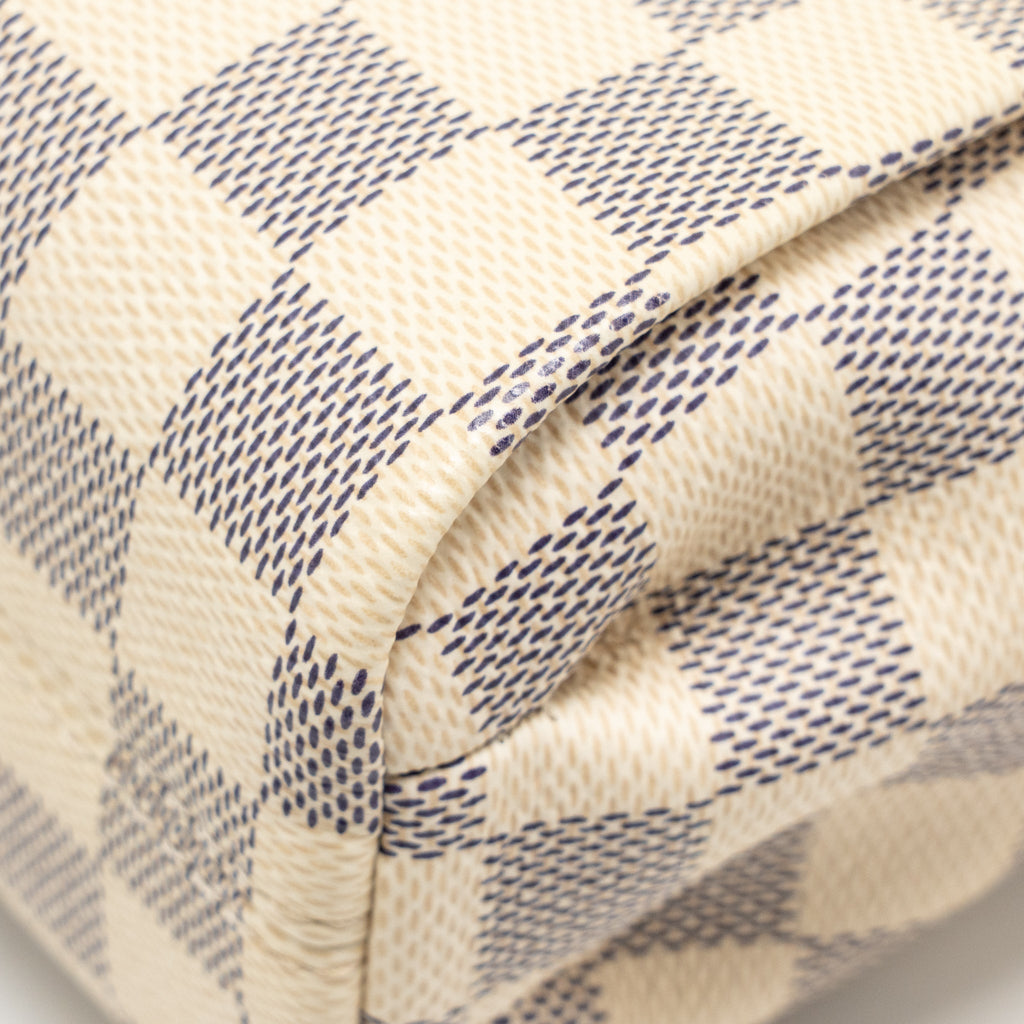 LOUIS VUITTON CROISETTE DAMIER AZUR CANVAS GHW