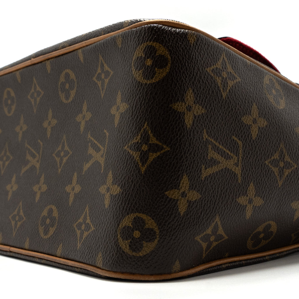 LOUIS VUITTON VINTAGE TOP HANDLE BAG MONOGRAM CANVAS GHW