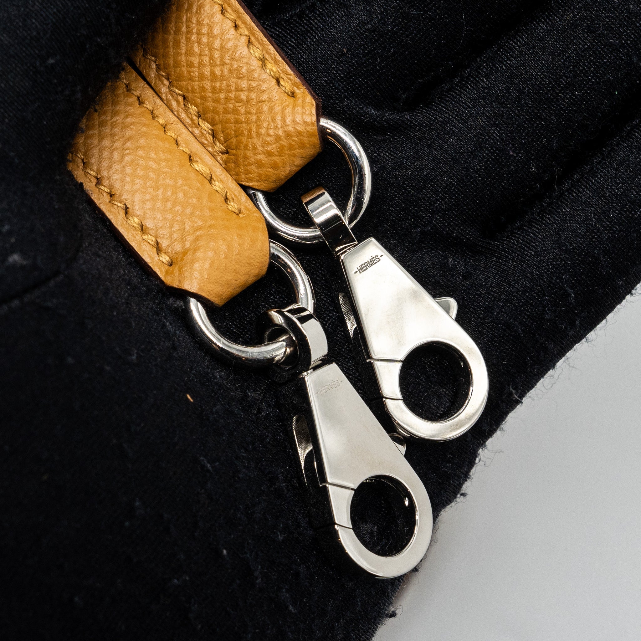 HERMES KELLY 25 EPSOM NATA / JAUNE POUSSIN / SESAME SHW