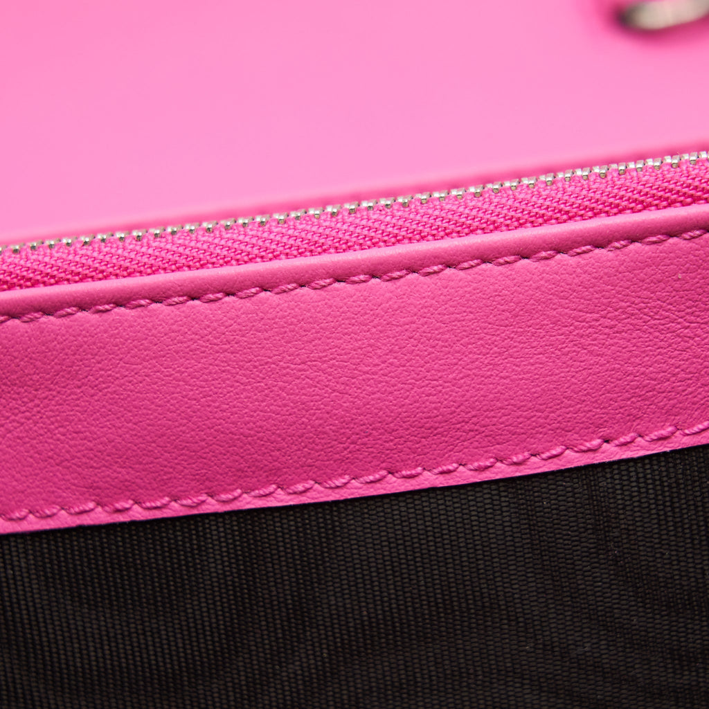 GUCCI DIONYSUS MINI CHAIN BAG SUEDE PINK SHW