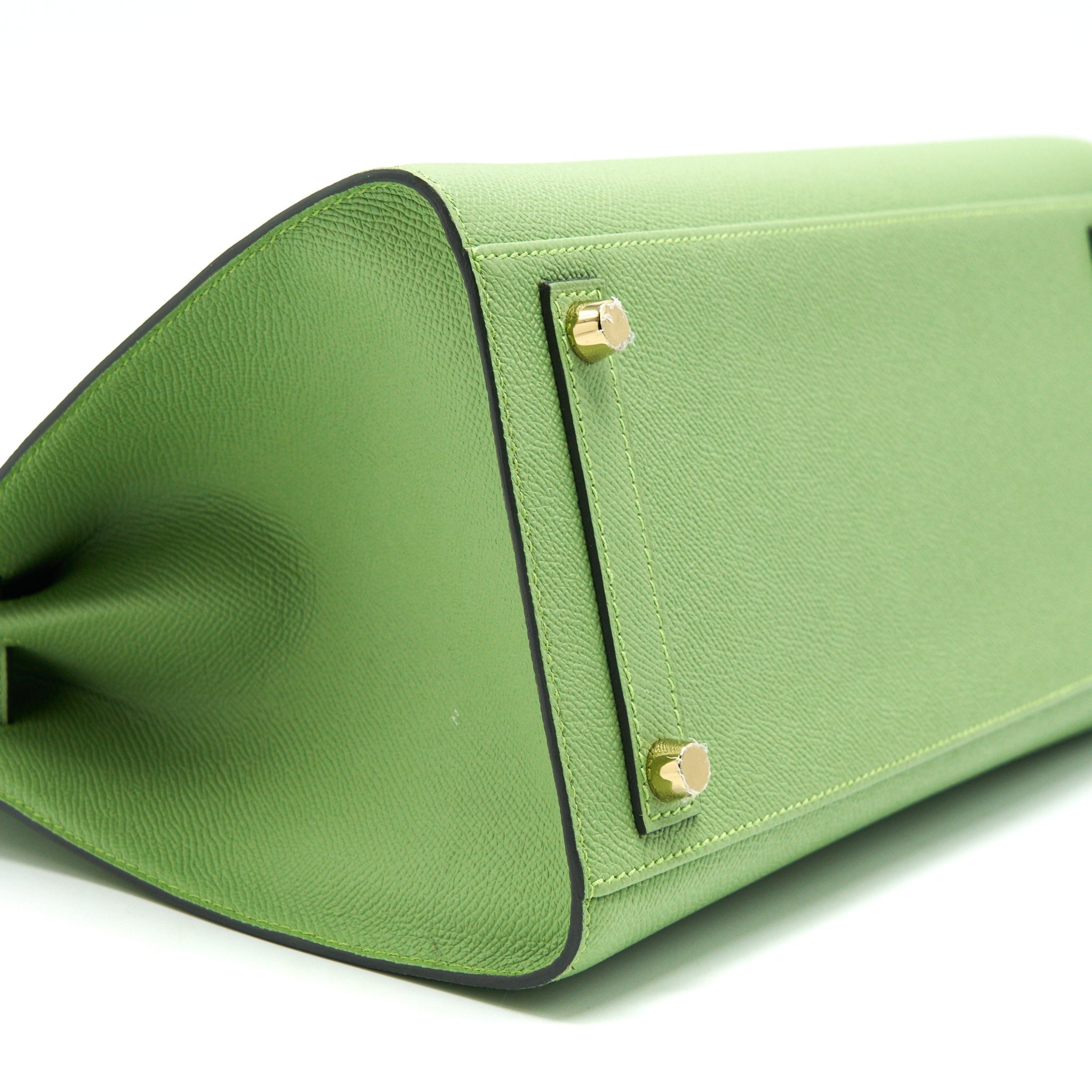 HERMES BIRKIN 30 SELLIER VERT CRIQUET GHW EPSOM LEATHER