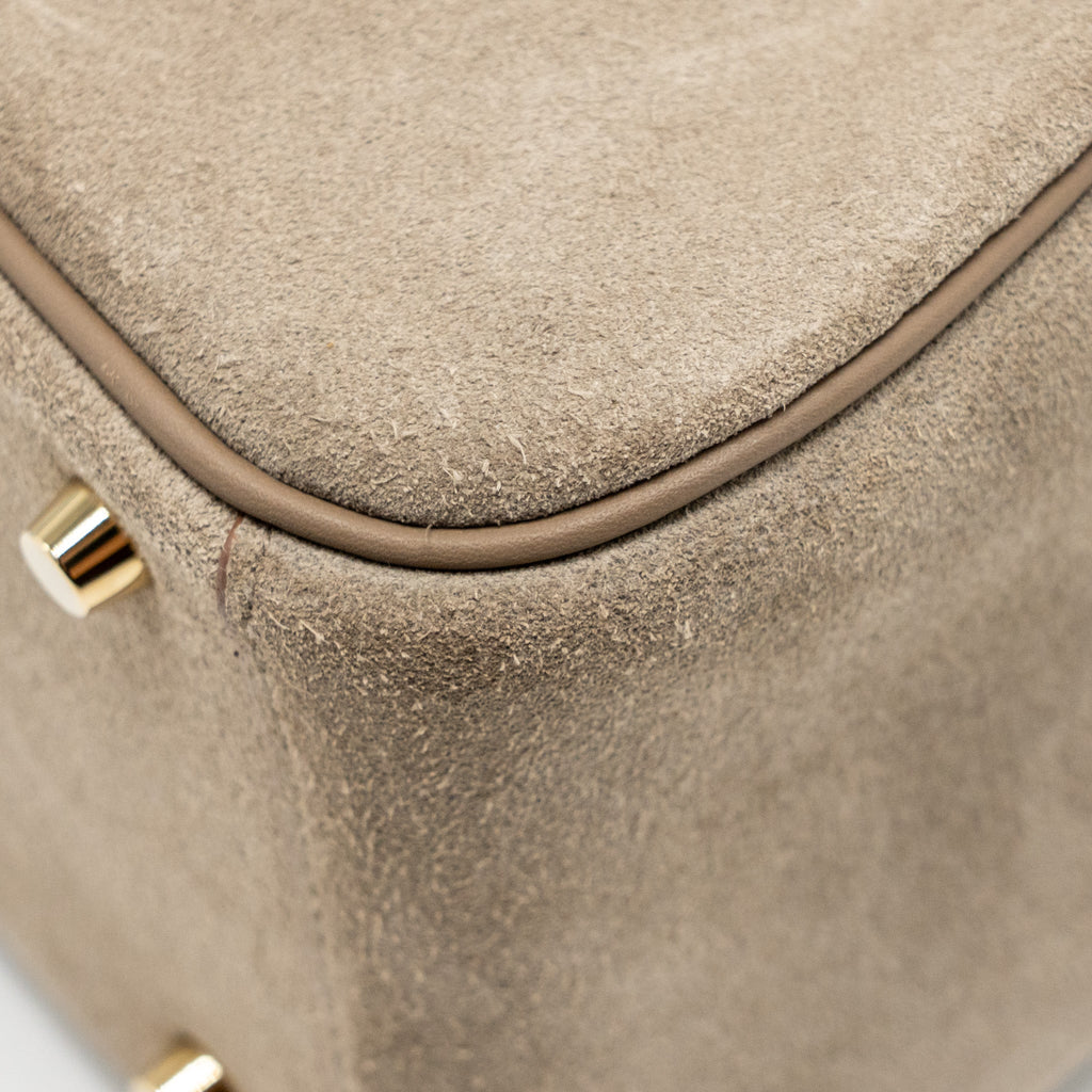 HERMES MINI LINDY GRIZZLY/SWIFT GRIS CAILLOU/ETOUPE GHW