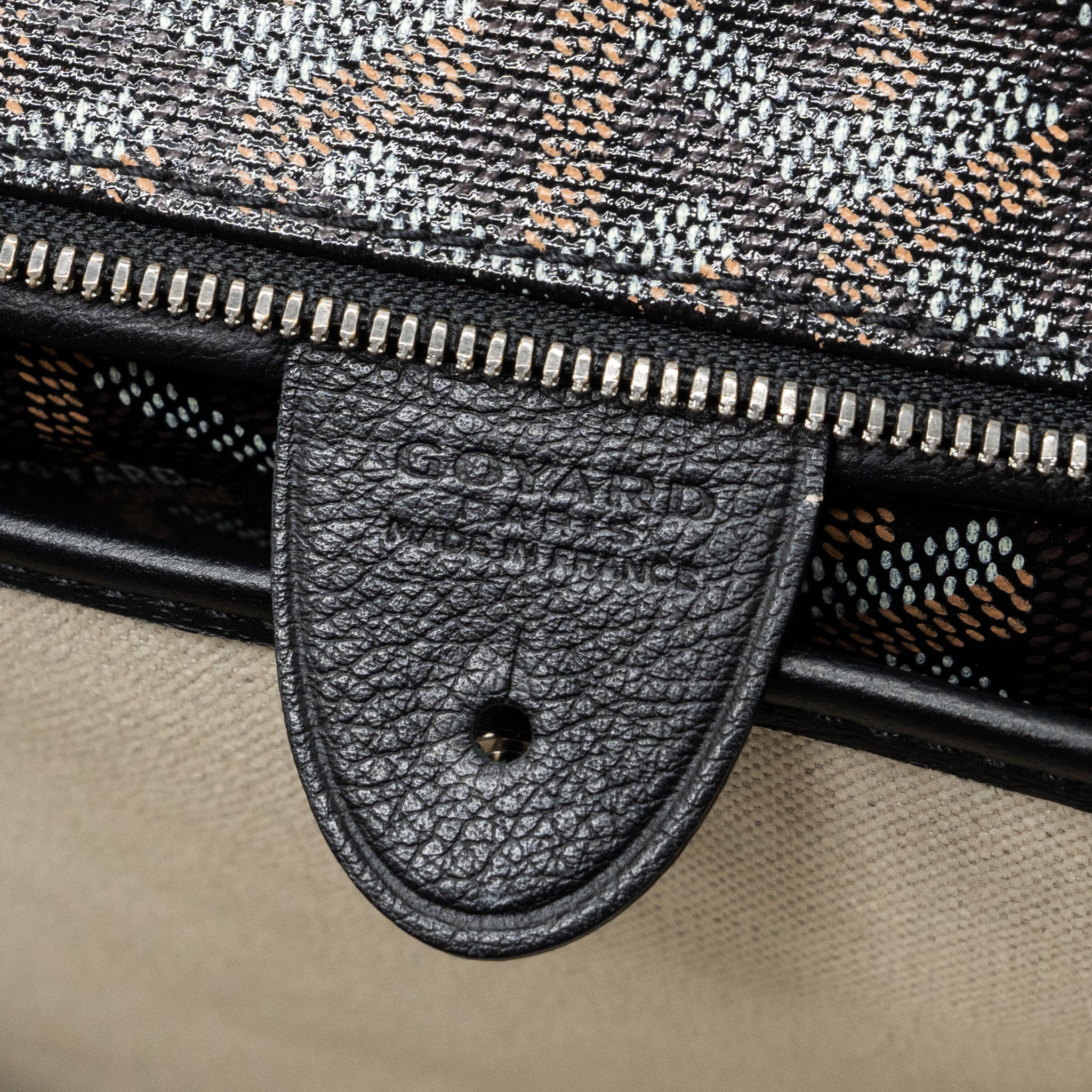 GOYARD ARTOIS PM TOTE BAG CANVAS/ LEATHER BLACK SHW