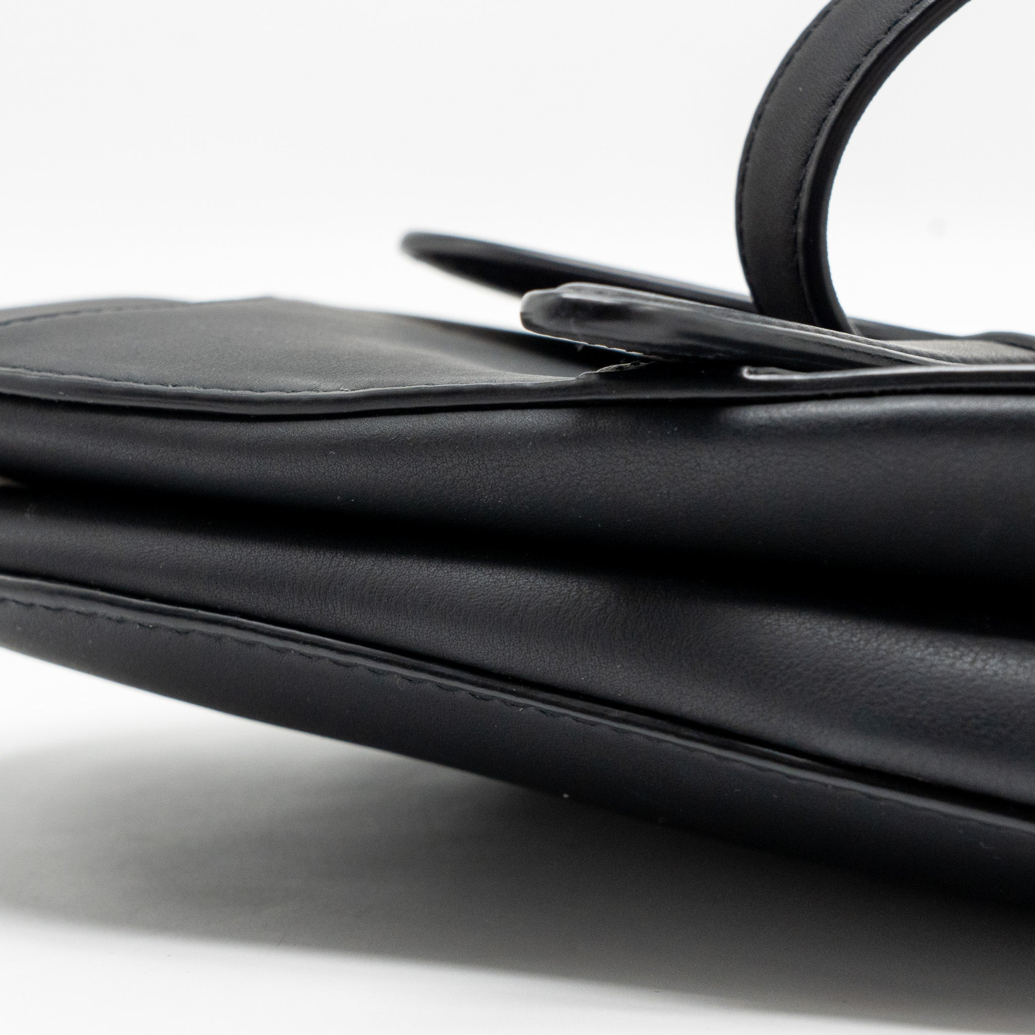 DIOR MINI SADDLE BAG CALFSKIN SO BLACK