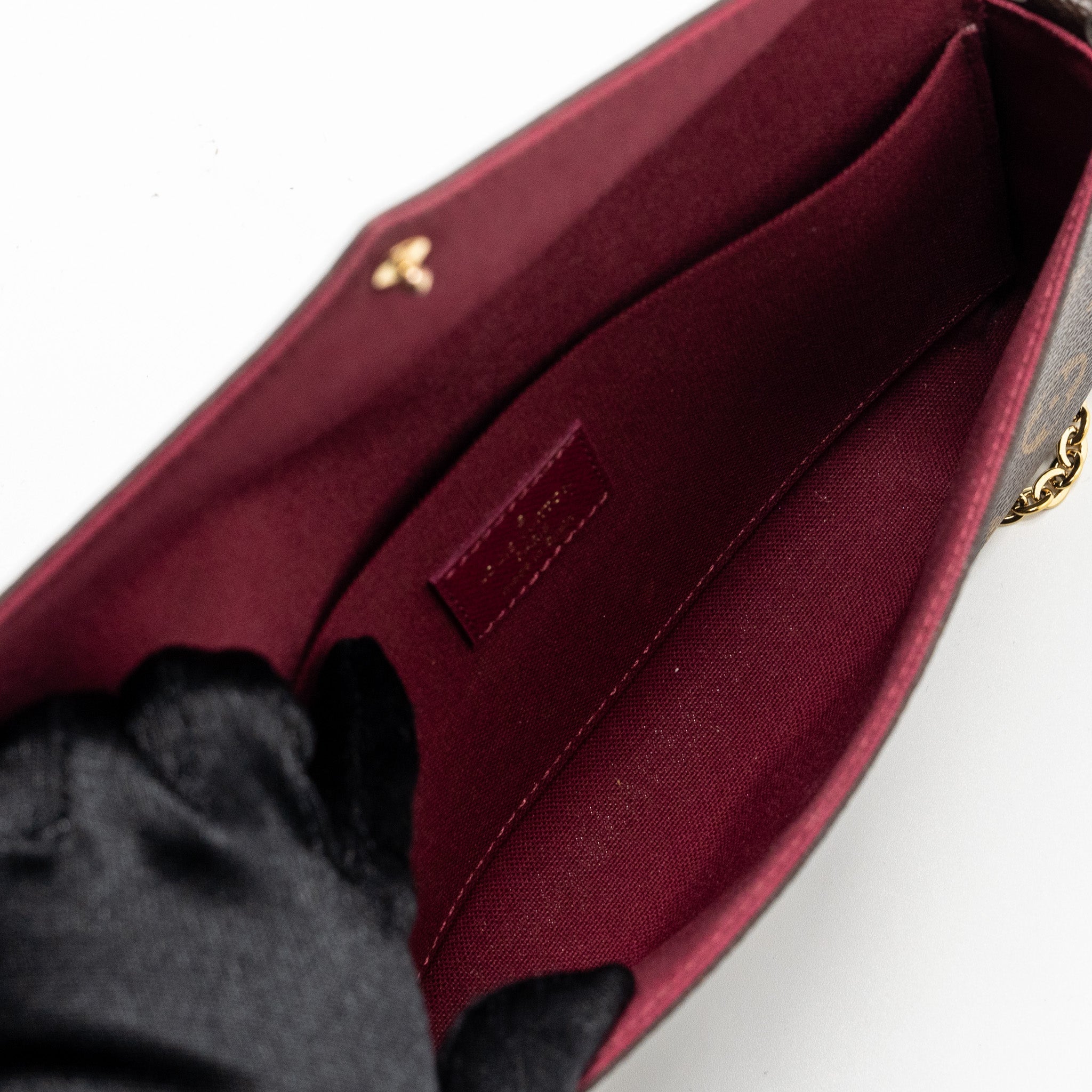 LOUIS VUITTON FELICIE POCHETTE MONOGRAM CANVAS GHW