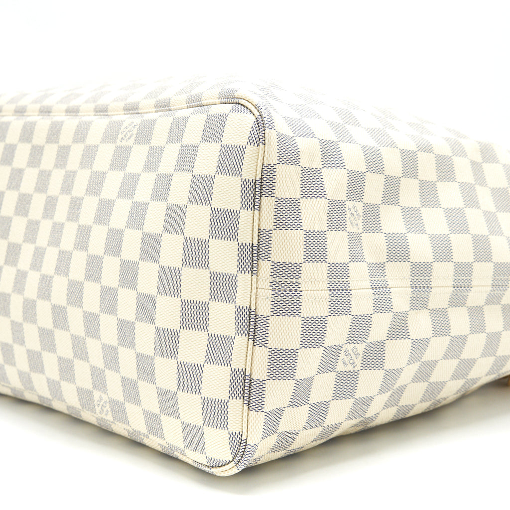 LOUIS VUITTON NEVERFULL GM DAMIER AZUR CANVAS