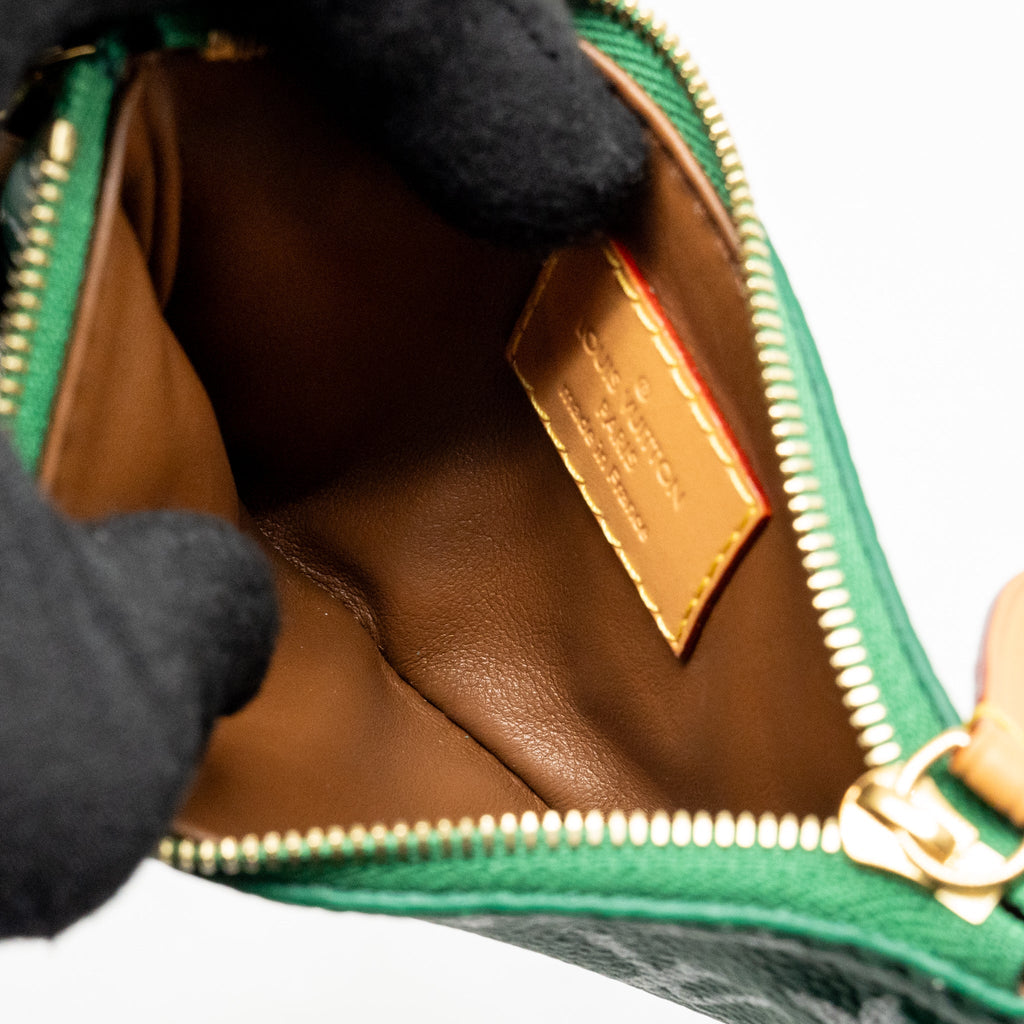 LOUIS VUITTON SPEEDY P9 BANDOULIERE 25 SOFT CALFSKIN GREEN GHW