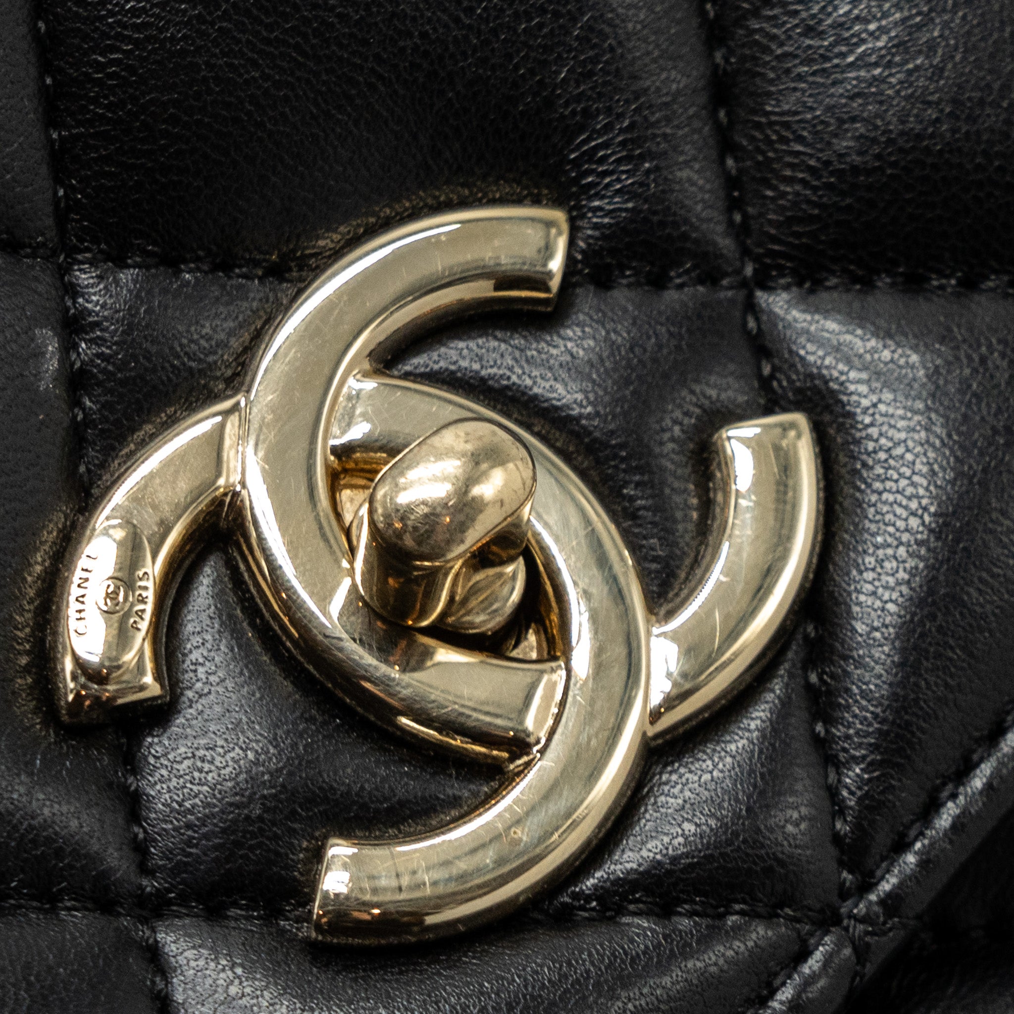 CHANEL MEDIUM TRENDY CC LAMBSKIN BLACK GHW
