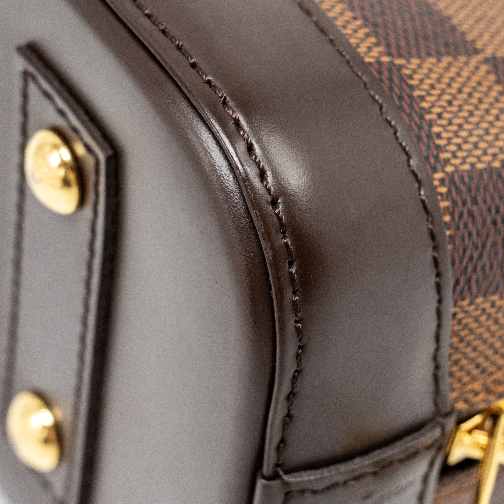 LOUIS VUITTON ALMA BB DAMIER EBENE CANVAS GHW
