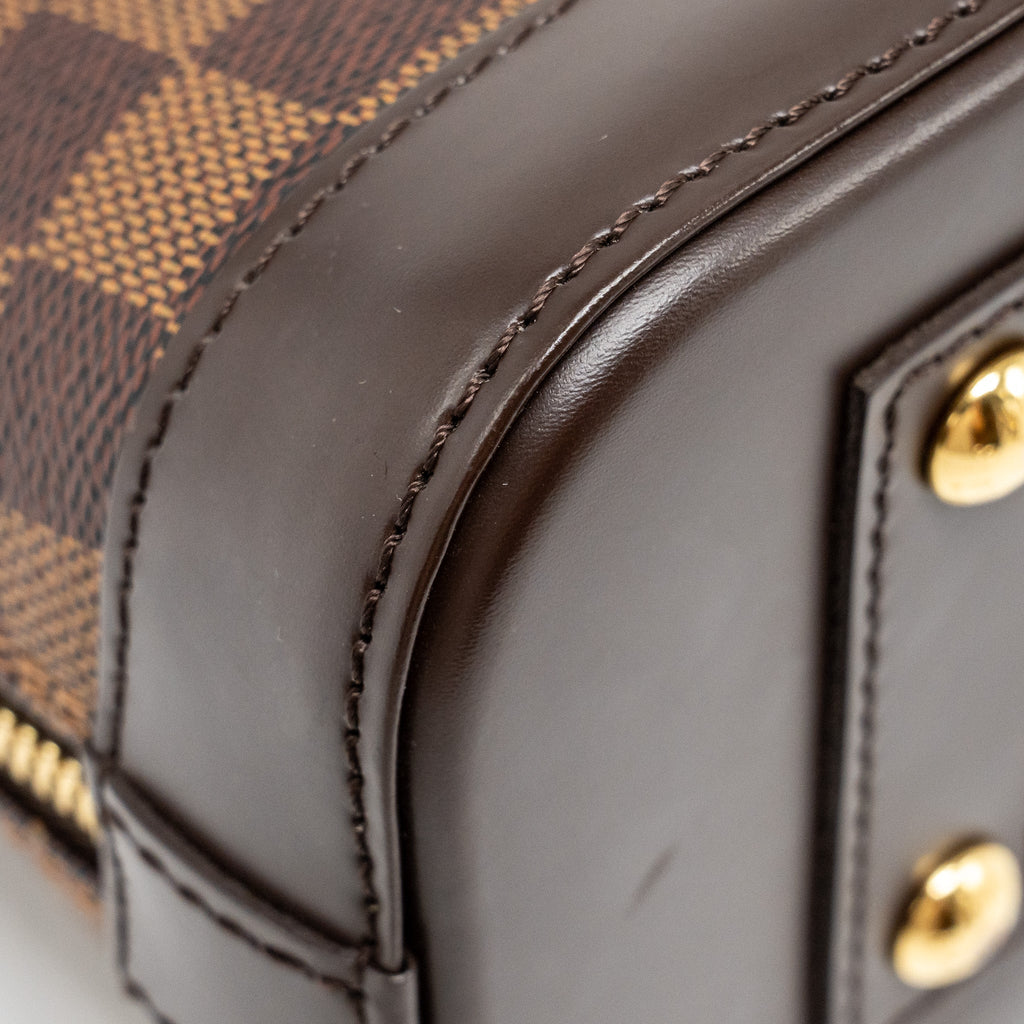 LOUIS VUITTON ALMA BB DAMIER EBENE CANVAS GHW