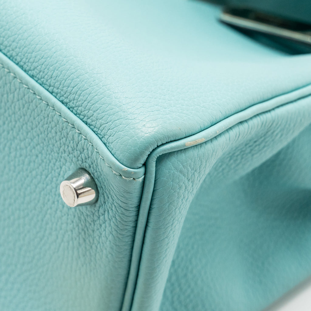 HERMES KELLY 28 TOGO BLUE ATOLL SHW