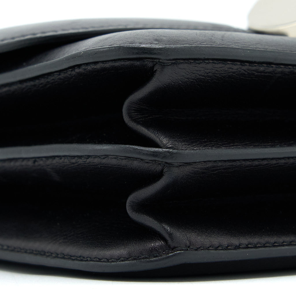 HERMES 2002 20 BAG EVERGRAIN BLACK SHW